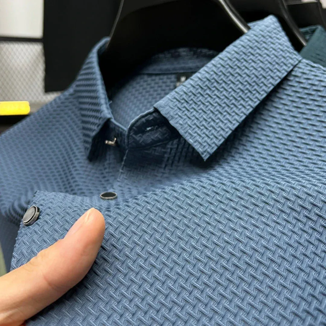 2024 Summer Men Short Sleeved T-shirts Cool and Breathable POLO Shirt