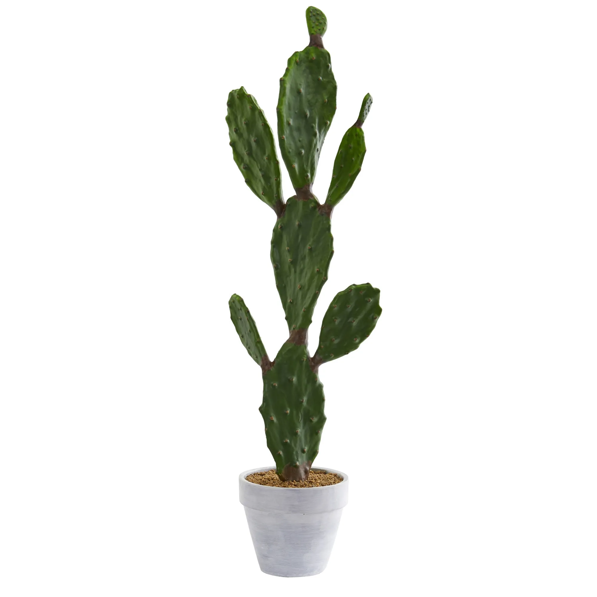 37" Artificial Cactus Plant - Low Maintenance, Life-Like & Vibrant Silk Plants For Busy People.