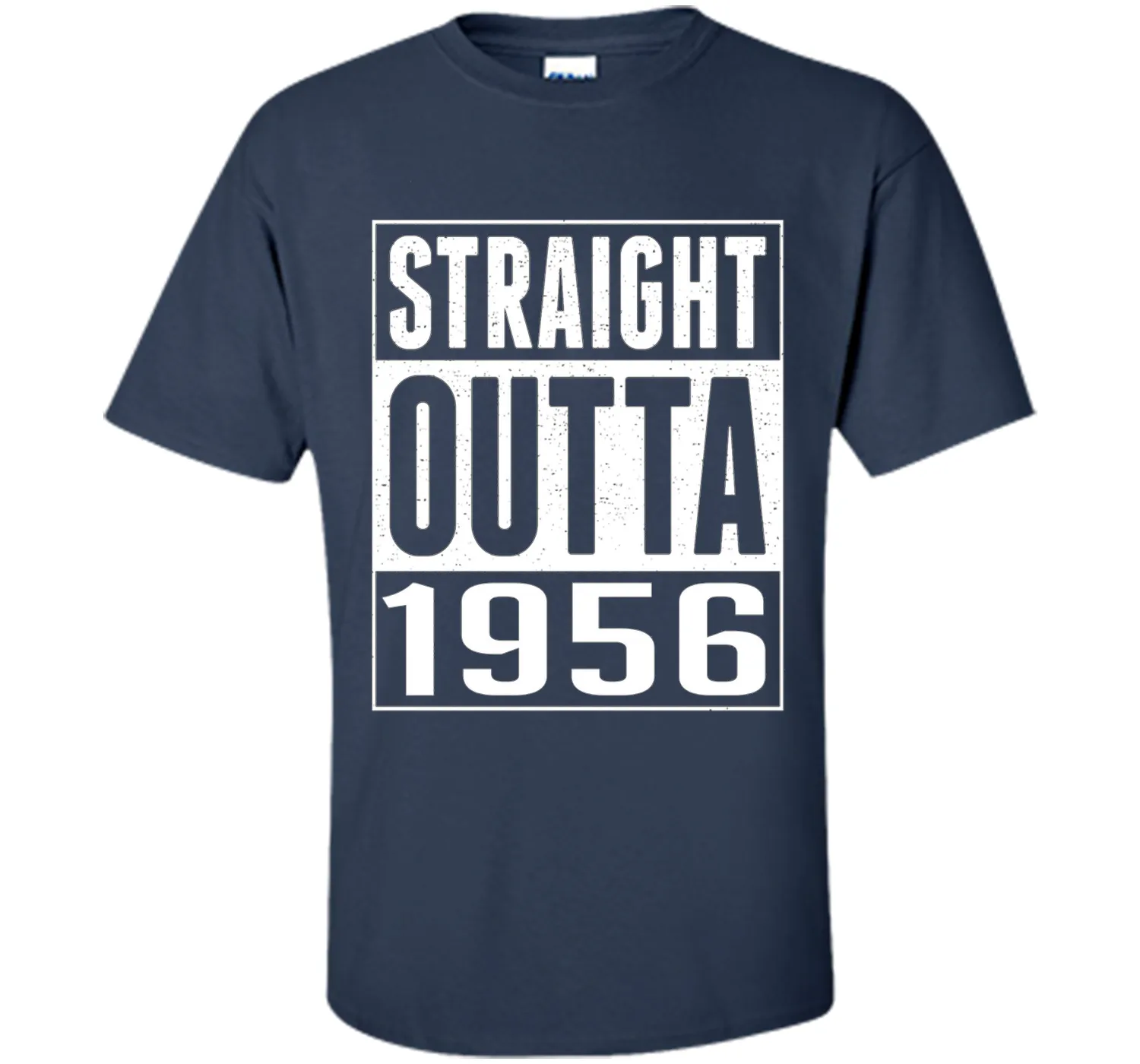 61th Birthday Gift T-Shirt STRAIGHT OUTTA 1956 Shirt