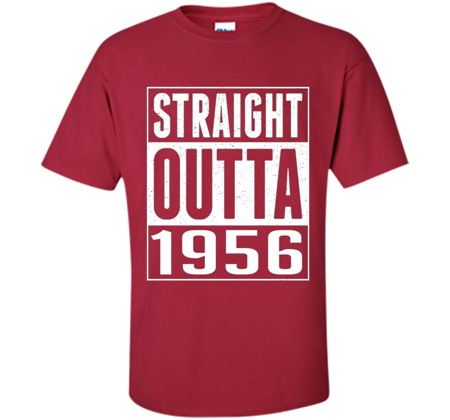 61th Birthday Gift T-Shirt STRAIGHT OUTTA 1956 Shirt
