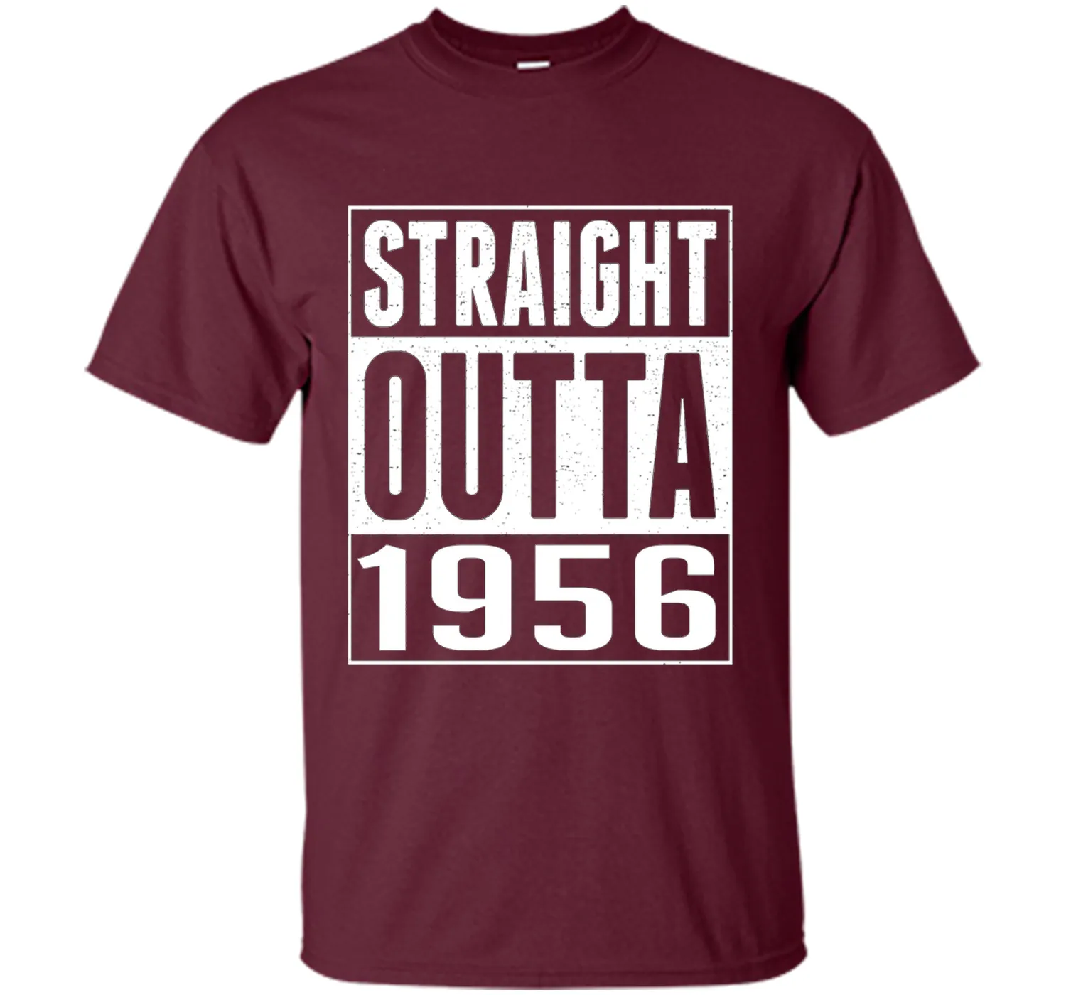 61th Birthday Gift T-Shirt STRAIGHT OUTTA 1956 Shirt