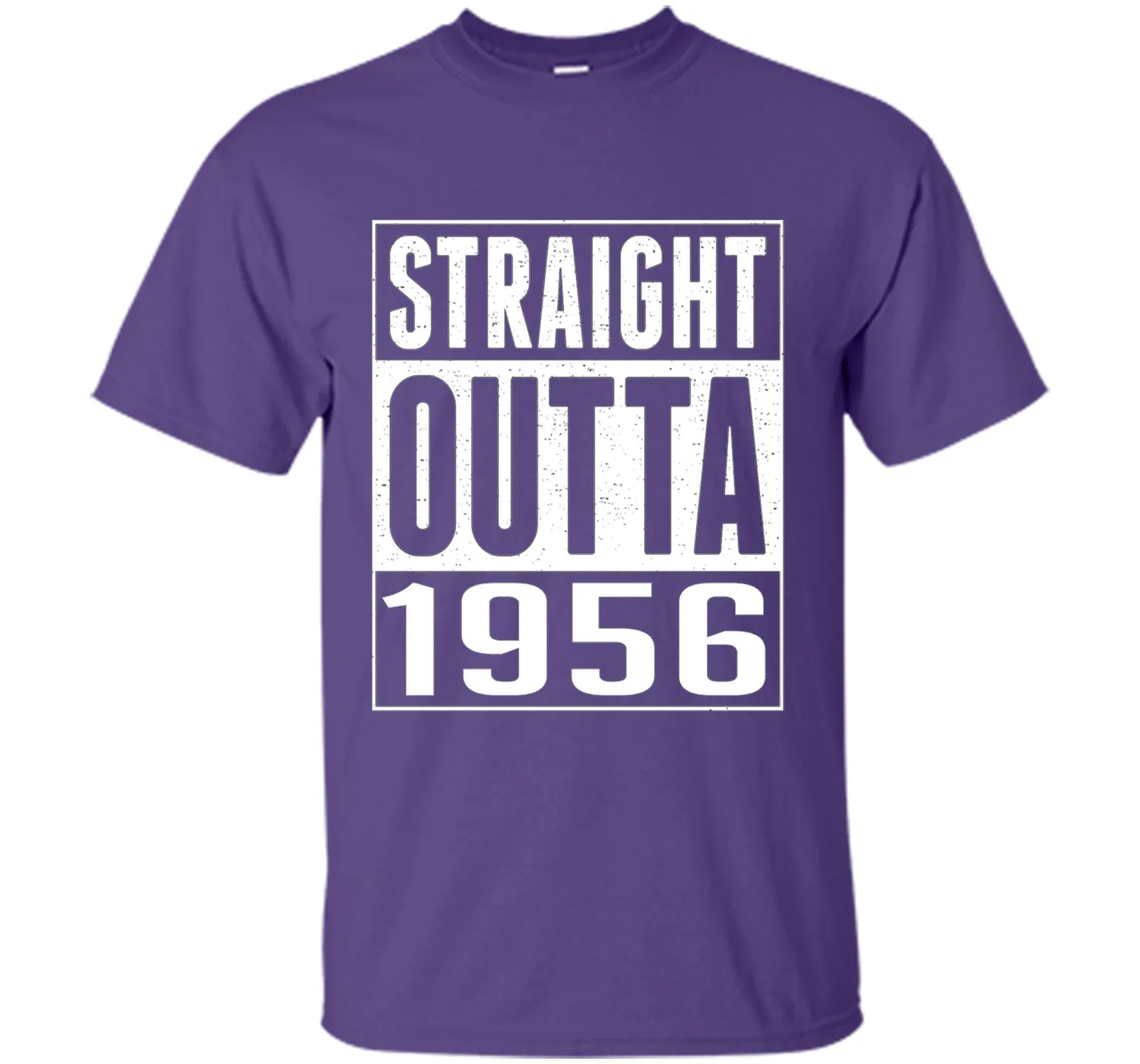 61th Birthday Gift T-Shirt STRAIGHT OUTTA 1956 Shirt
