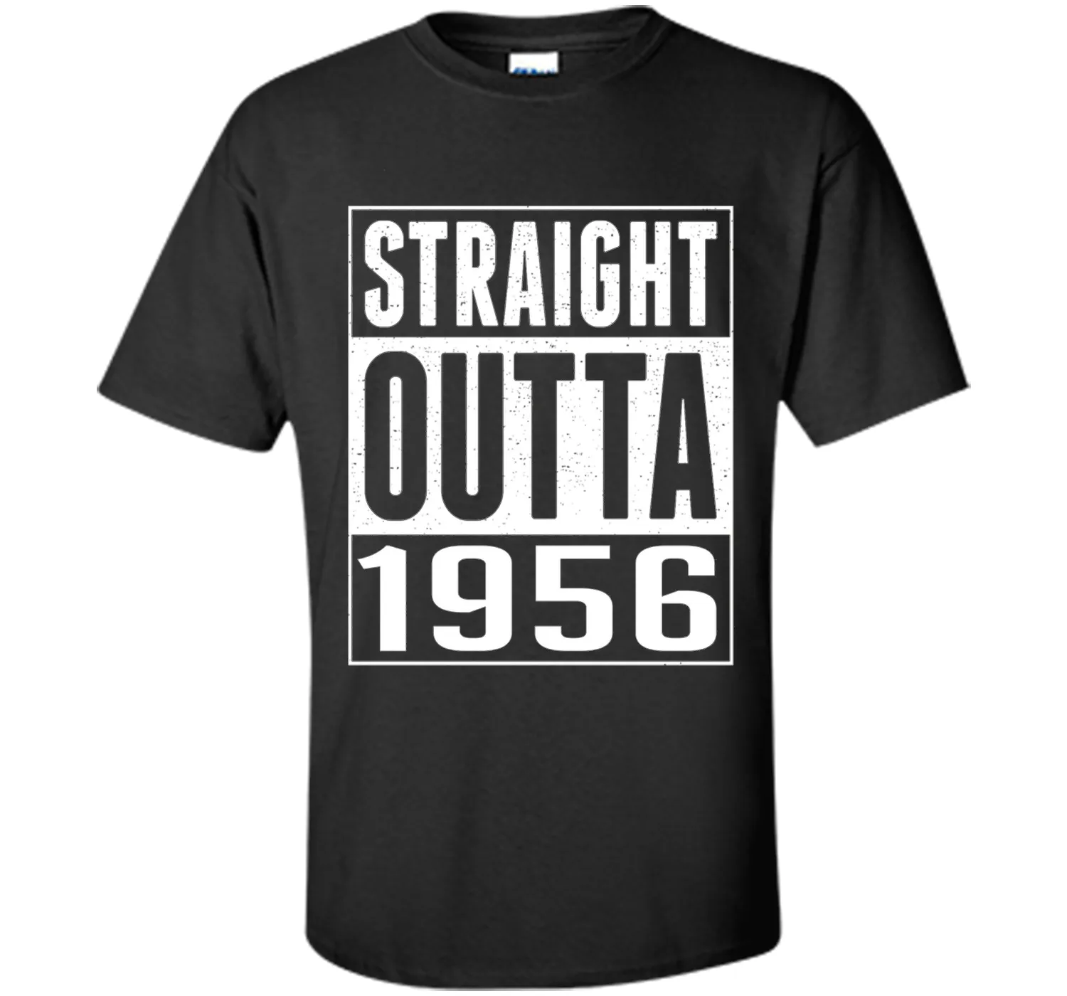 61th Birthday Gift T-Shirt STRAIGHT OUTTA 1956 Shirt