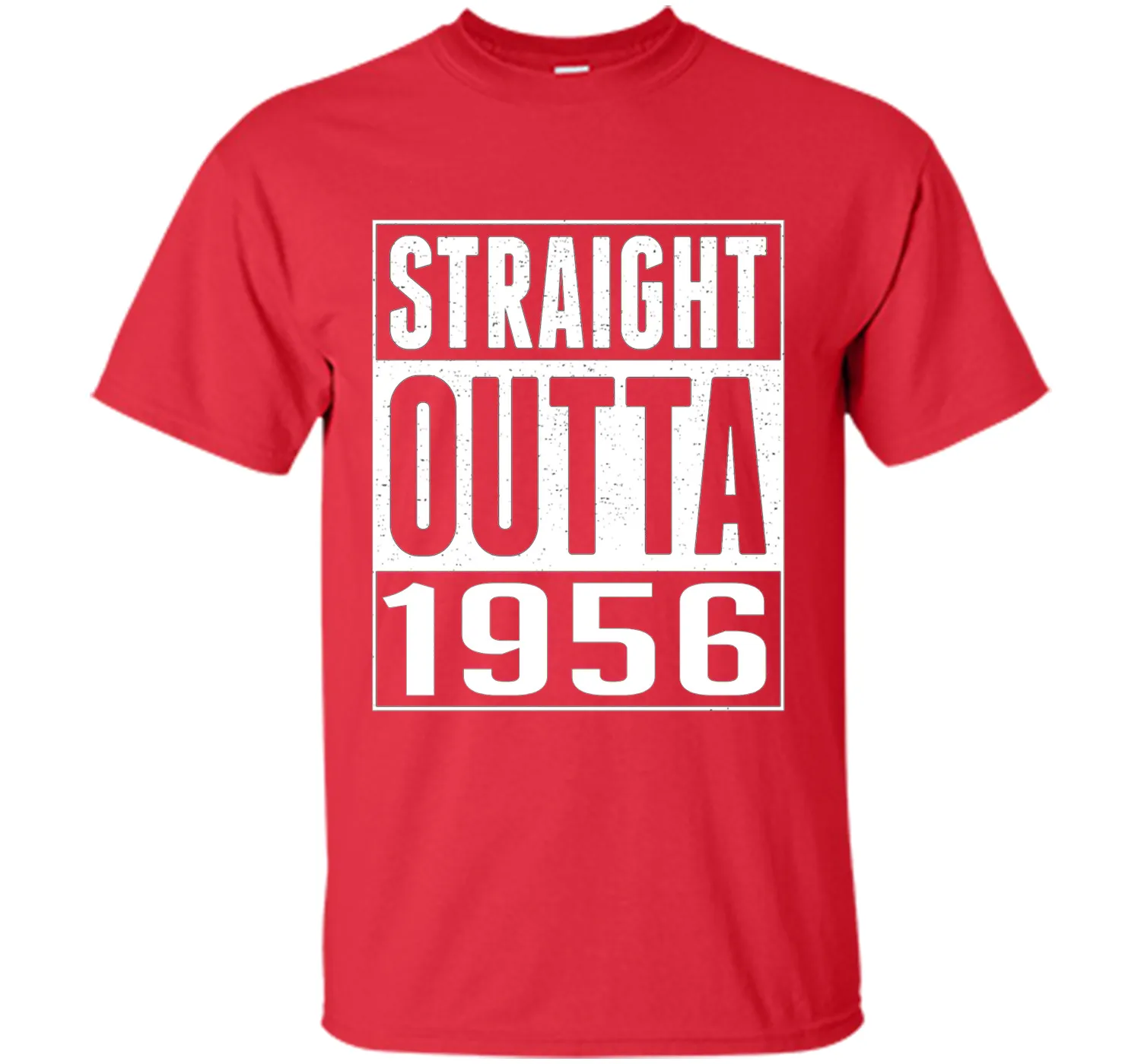 61th Birthday Gift T-Shirt STRAIGHT OUTTA 1956 Shirt