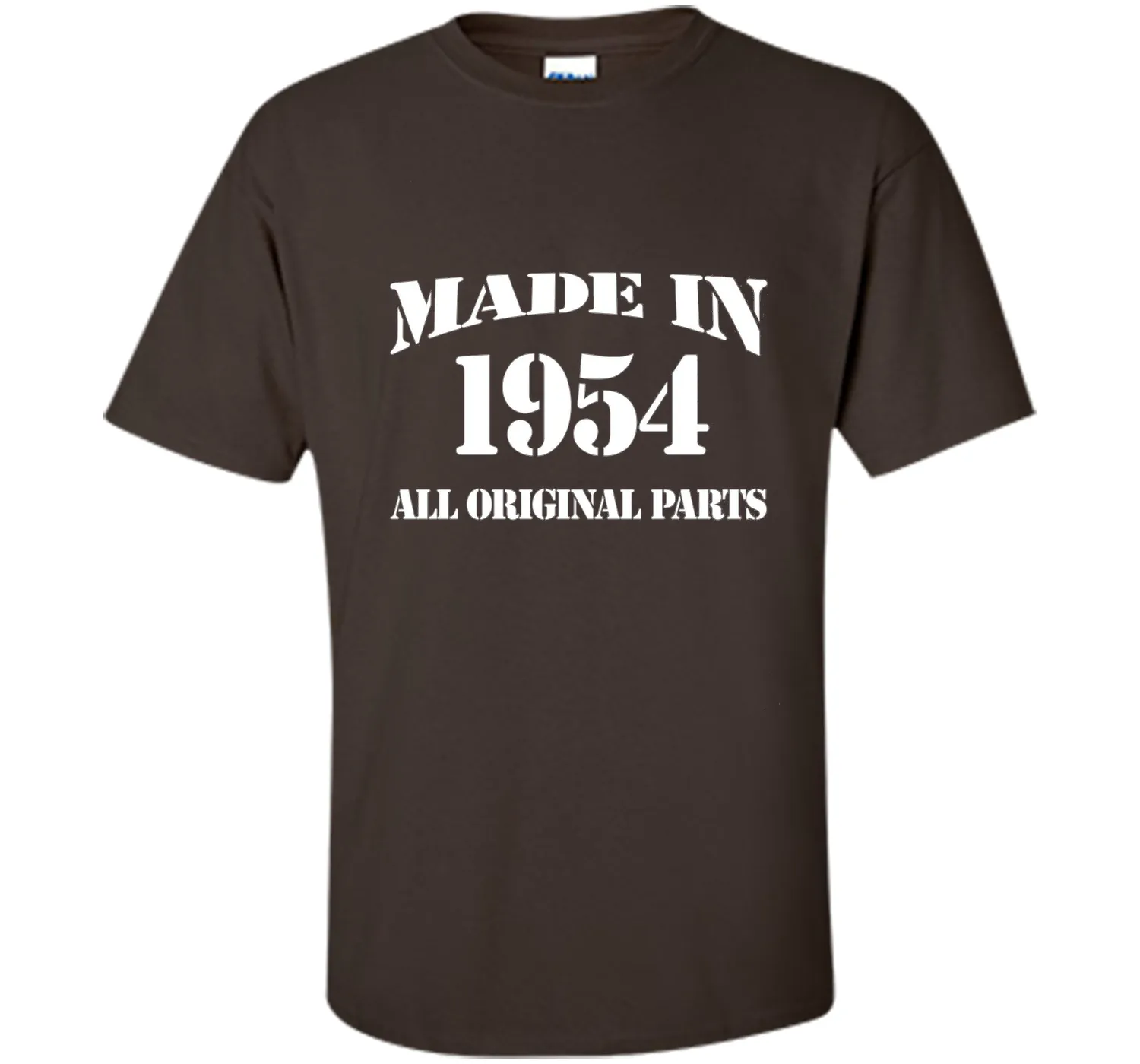 62th Birthday Gift Made In 1954 All Original Parts T-Shirt