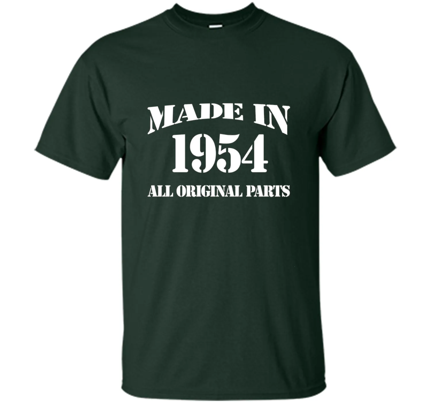 62th Birthday Gift Made In 1954 All Original Parts T-Shirt