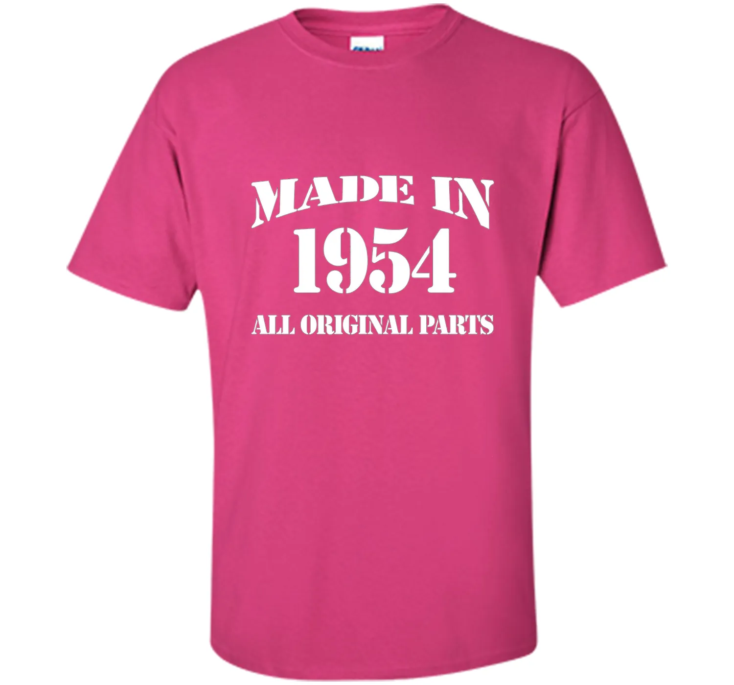 62th Birthday Gift Made In 1954 All Original Parts T-Shirt