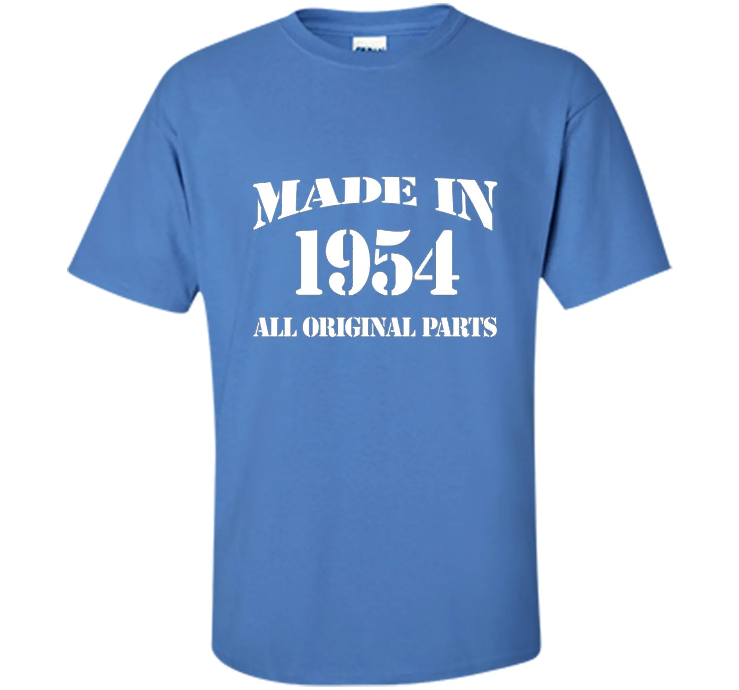 62th Birthday Gift Made In 1954 All Original Parts T-Shirt