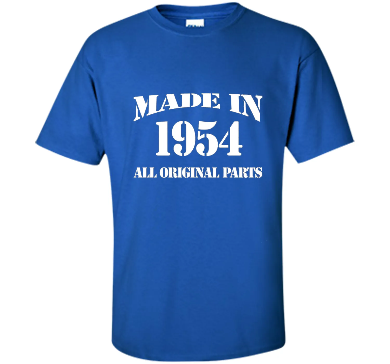 62th Birthday Gift Made In 1954 All Original Parts T-Shirt