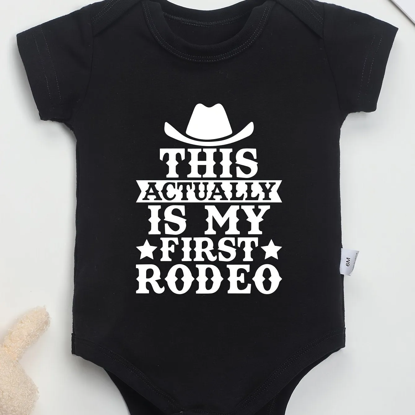 Adorable First Rodeo Baby Boy Bodysuit  Perfect Gift