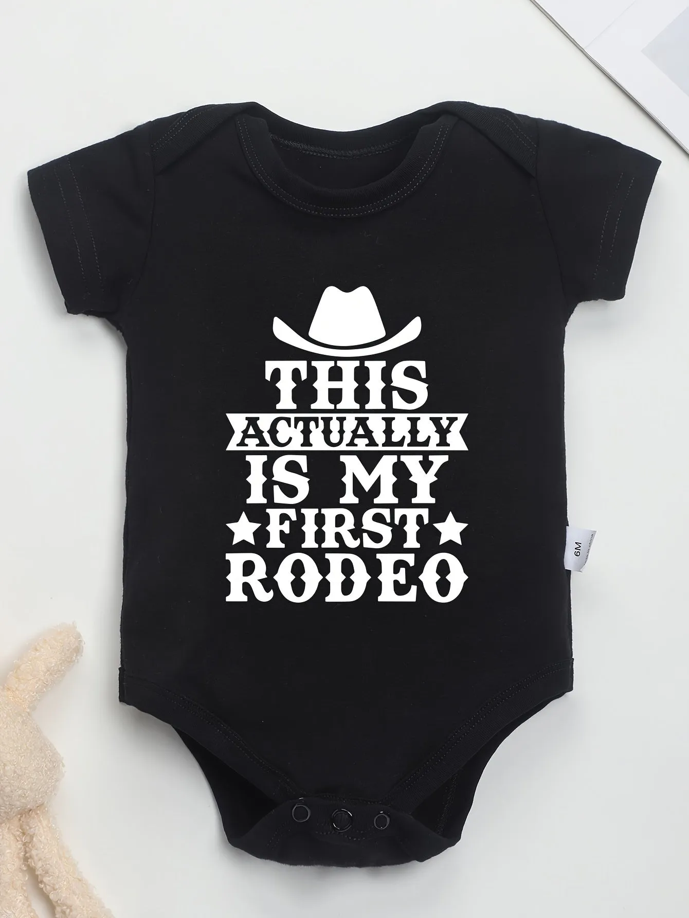 Adorable First Rodeo Baby Boy Bodysuit  Perfect Gift