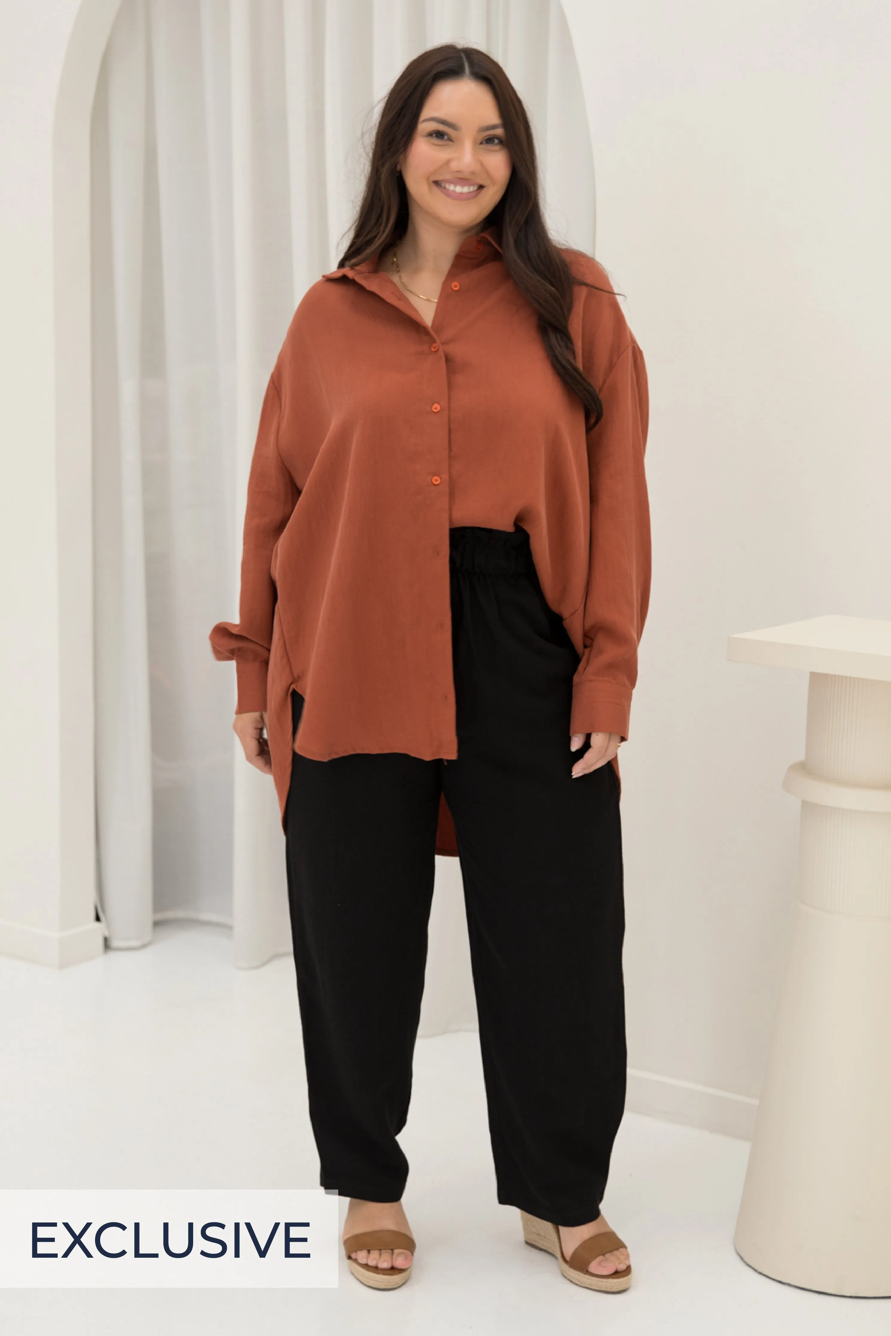 Amore Shirt | Espresso | FINAL SALE