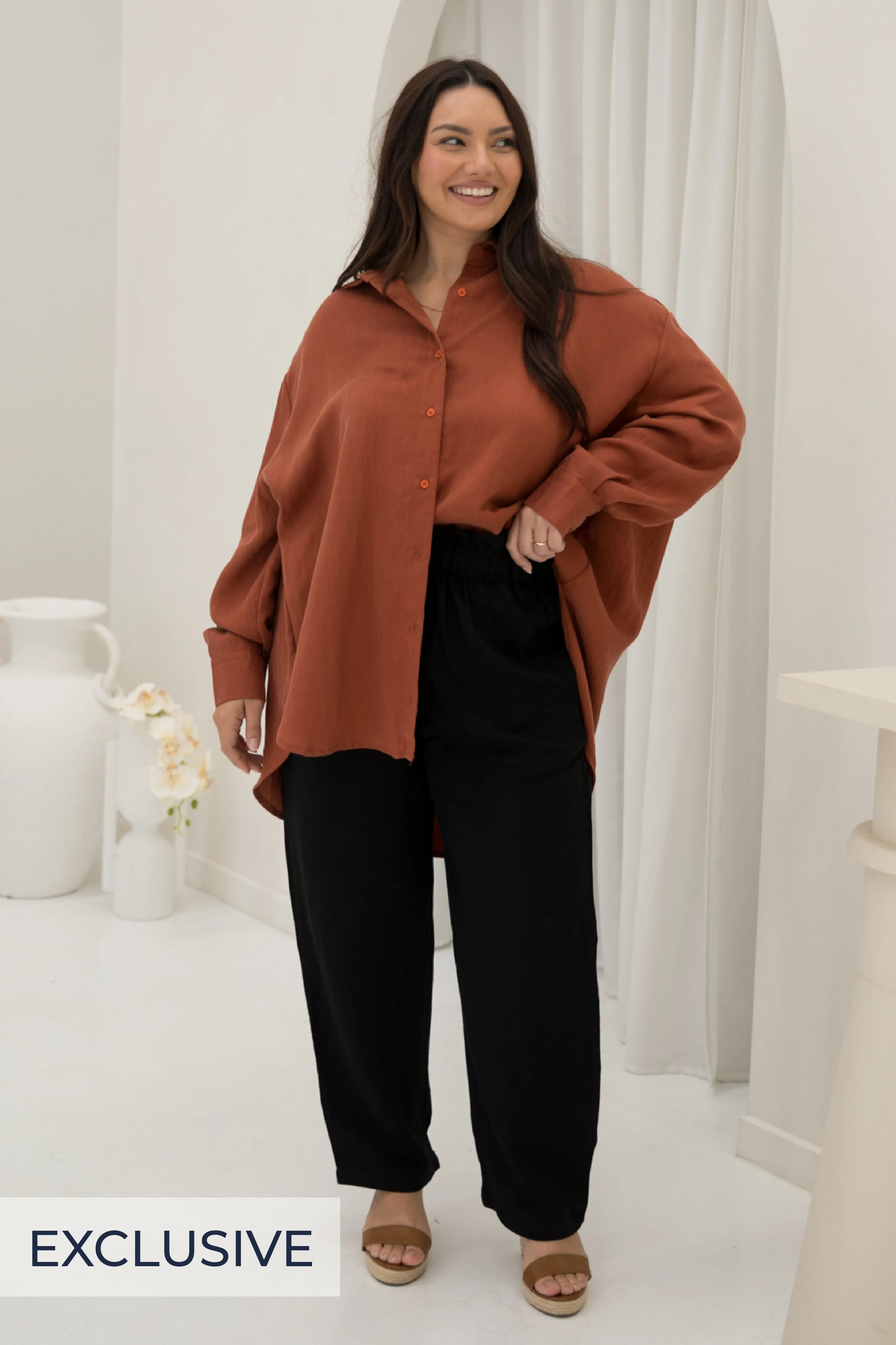 Amore Shirt | Espresso | FINAL SALE