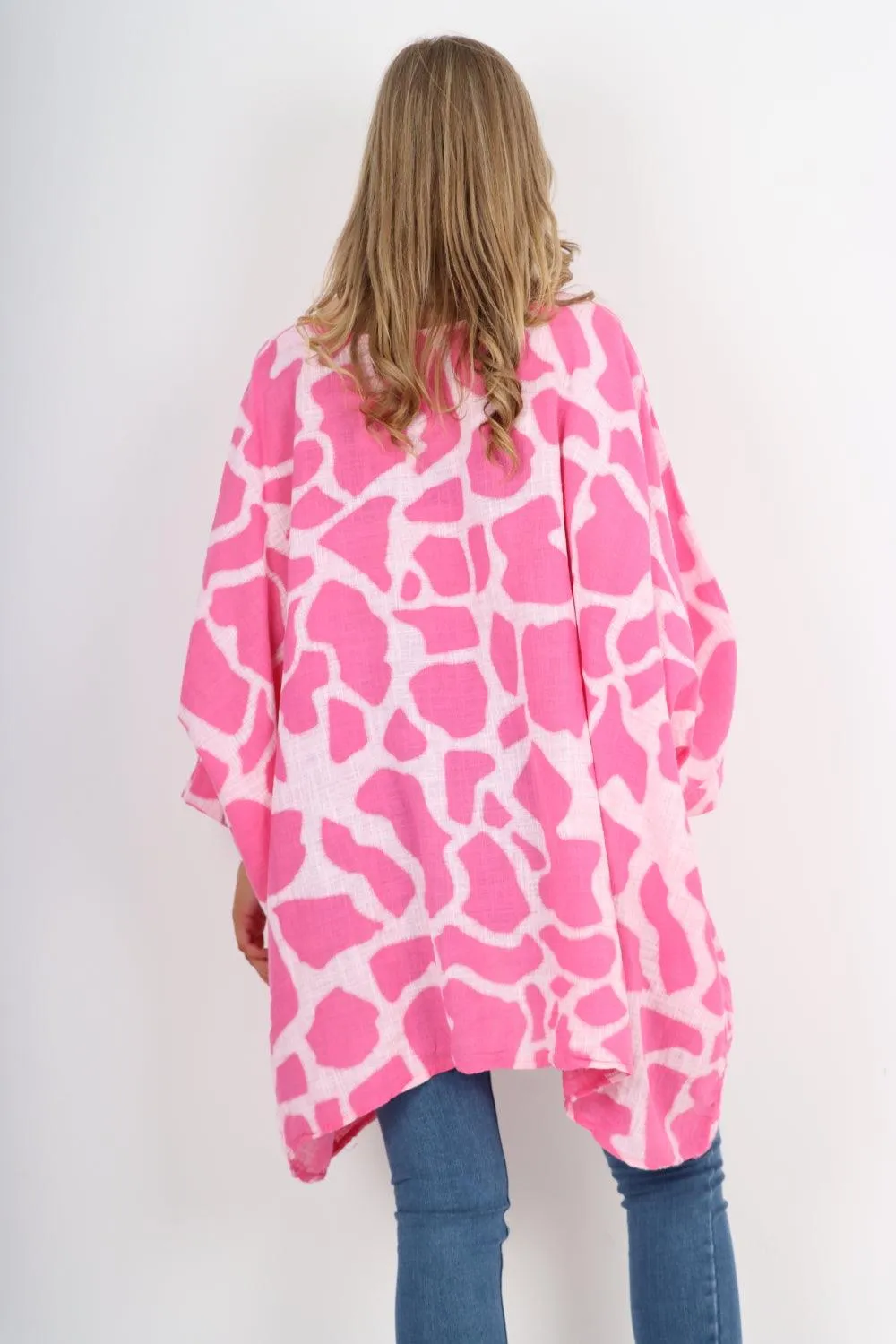 Animal Print Oversized Tunic