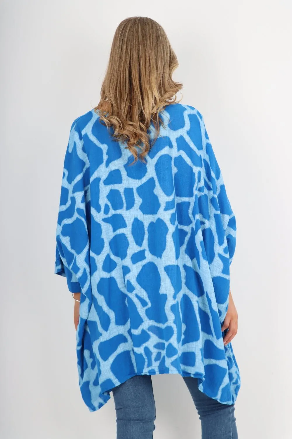 Animal Print Oversized Tunic