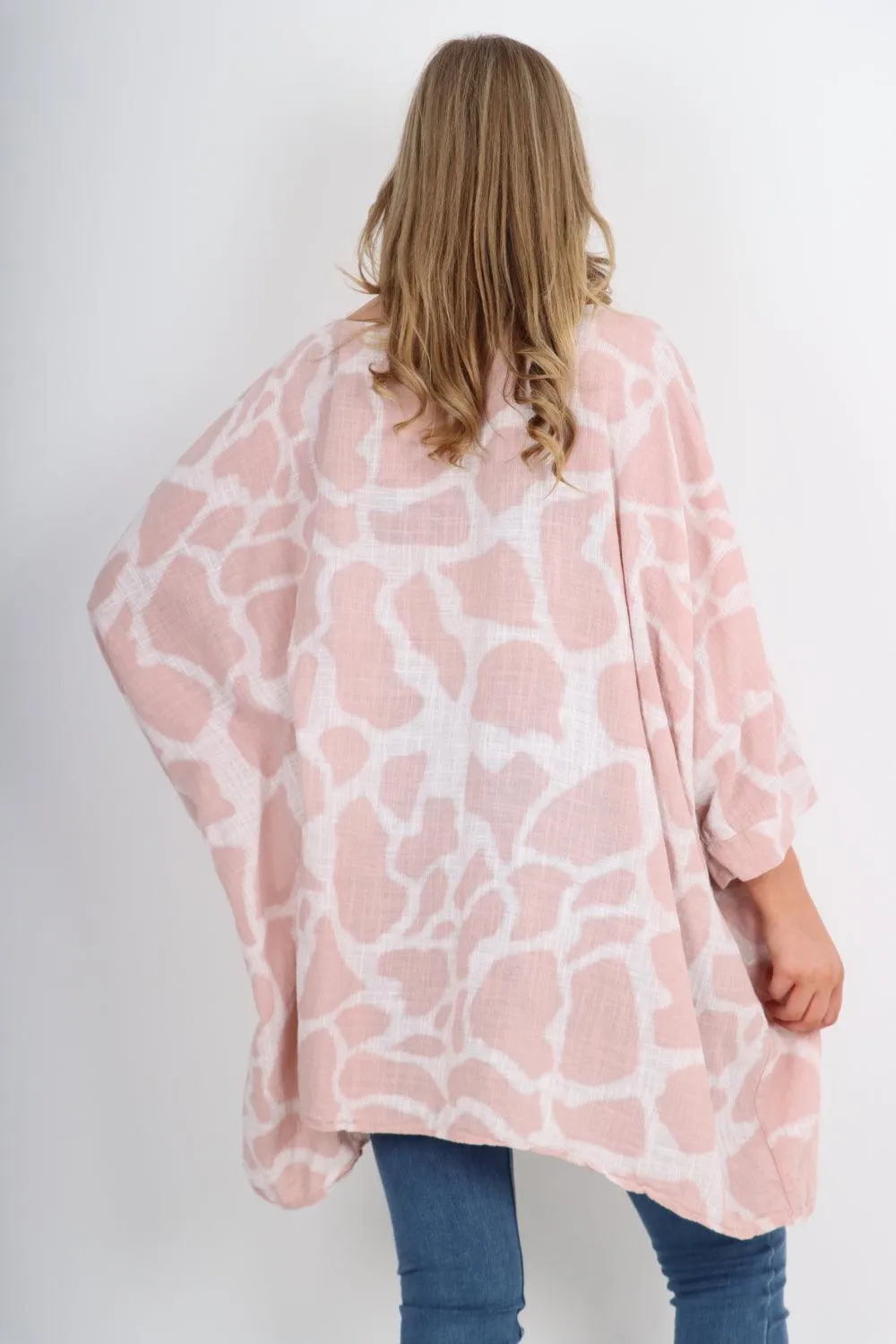 Animal Print Oversized Tunic