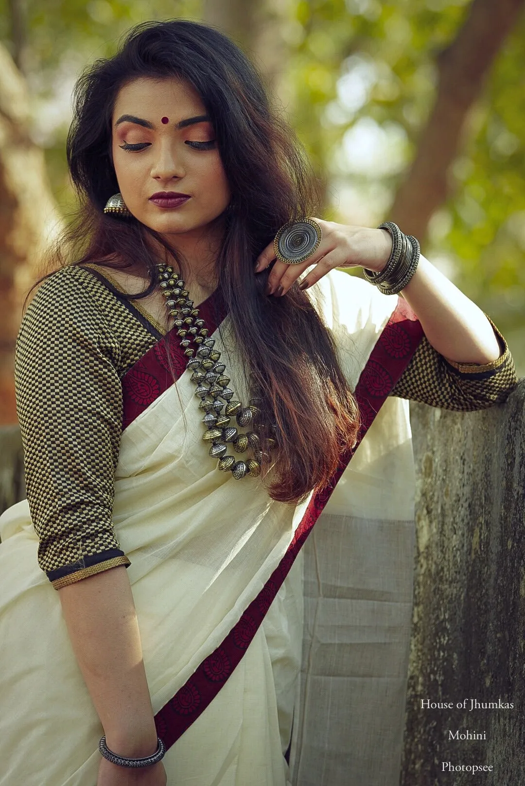 Antique triple layer Haram