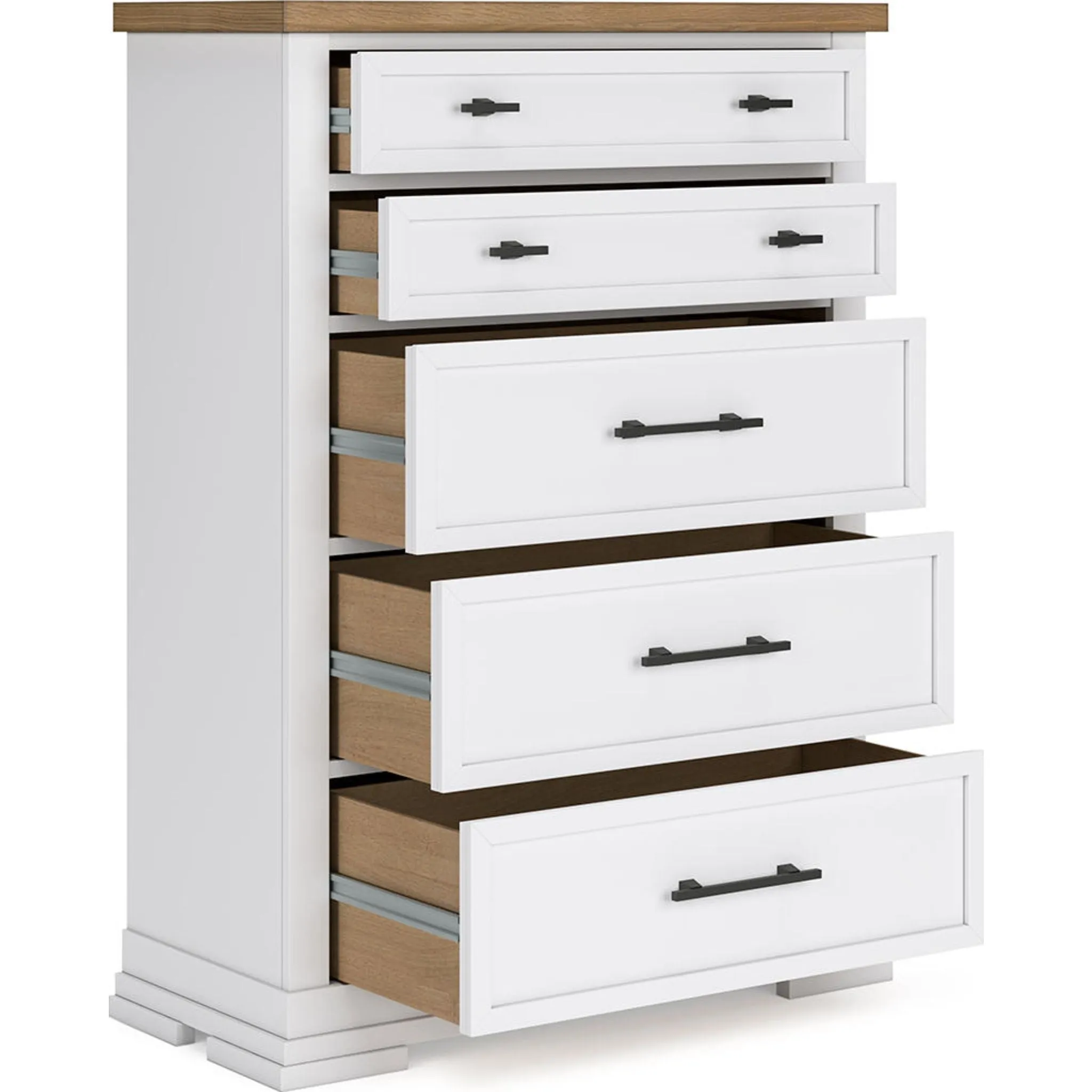 Ashbryn Chest - White/Natural