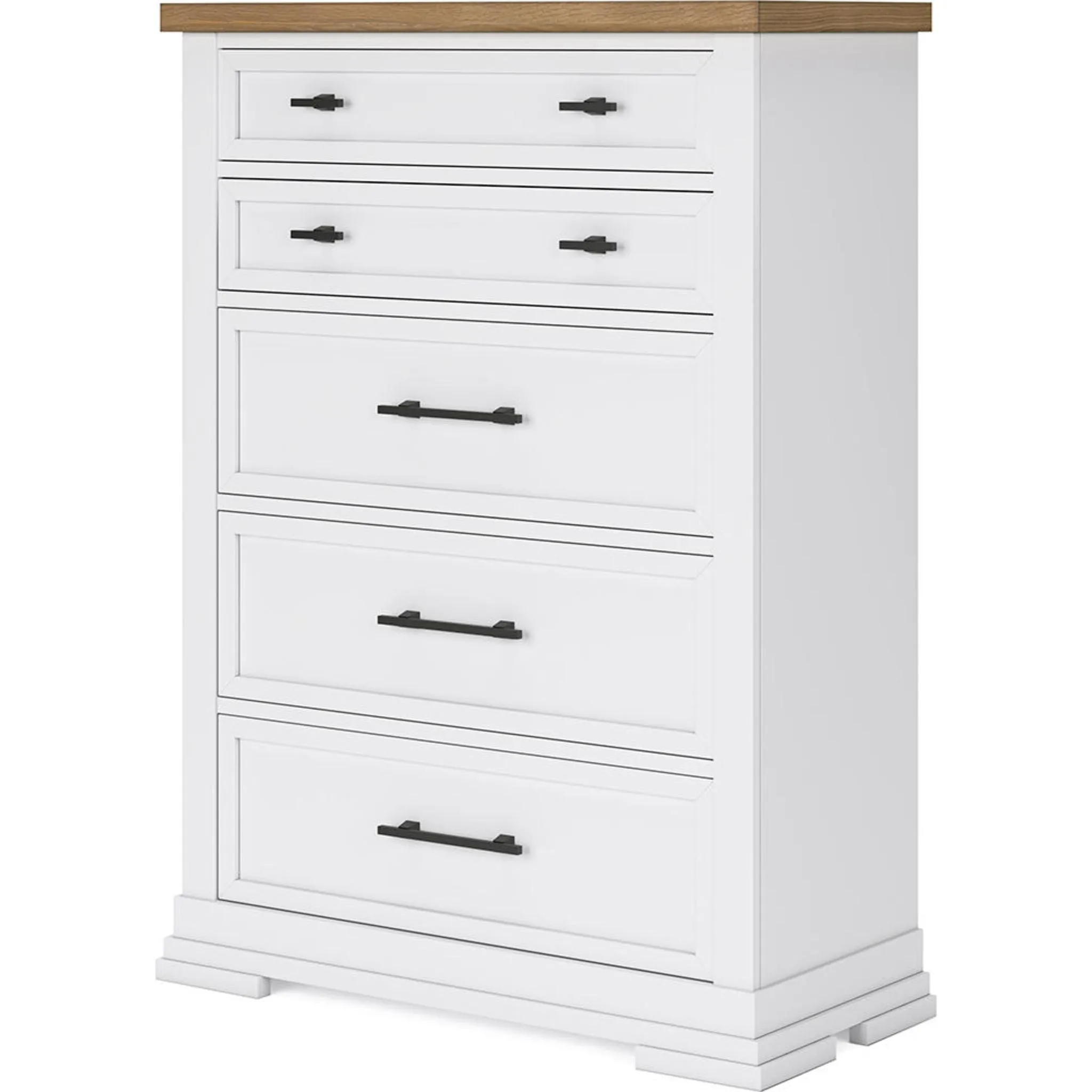 Ashbryn Chest - White/Natural
