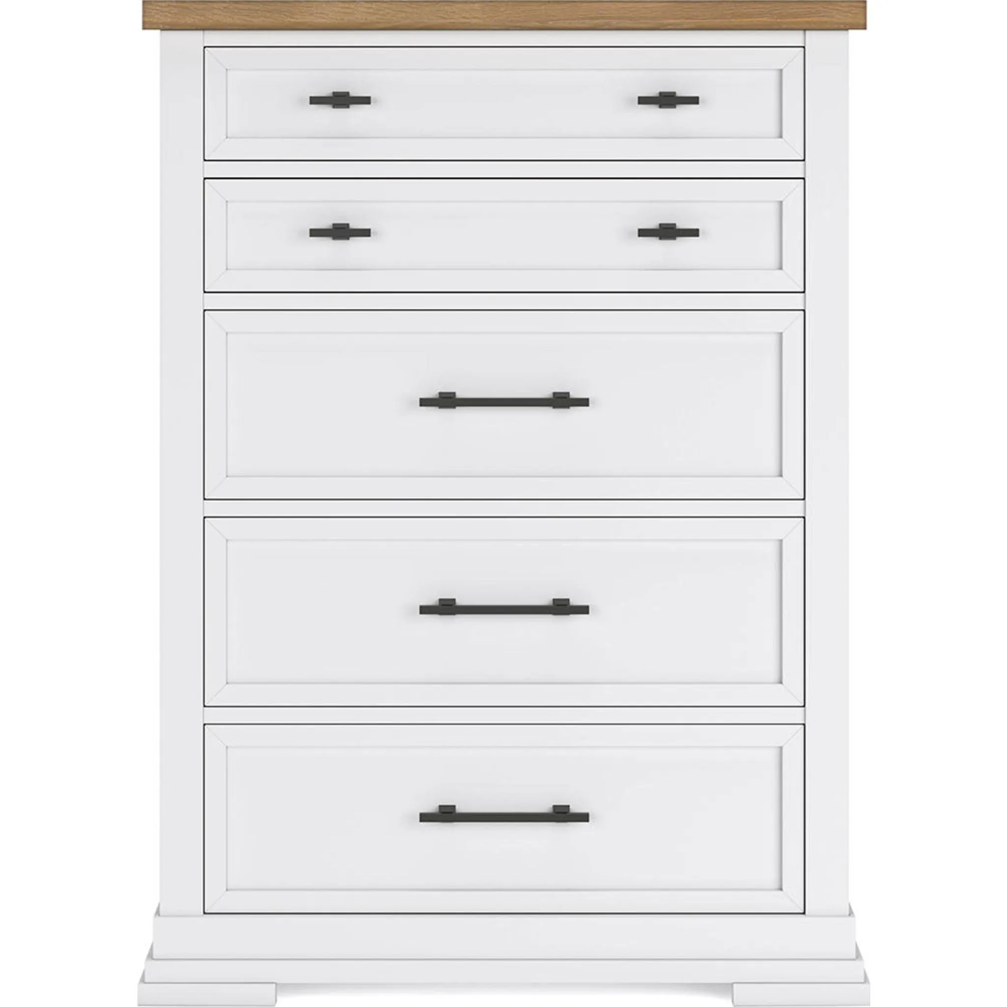 Ashbryn Chest - White/Natural
