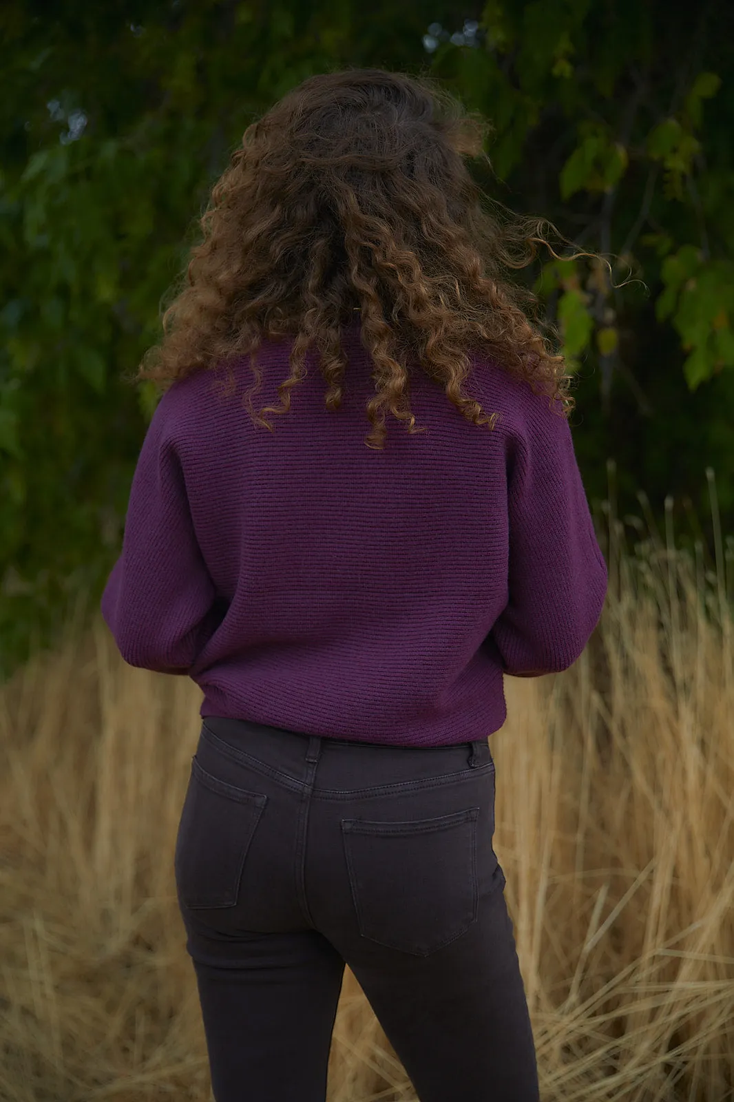 Aurora Sweater in Berry-FINAL SALE