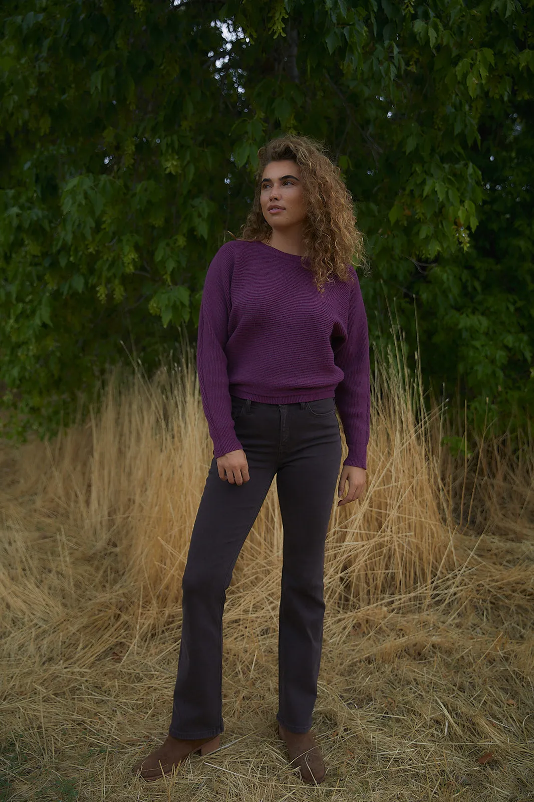 Aurora Sweater in Berry-FINAL SALE
