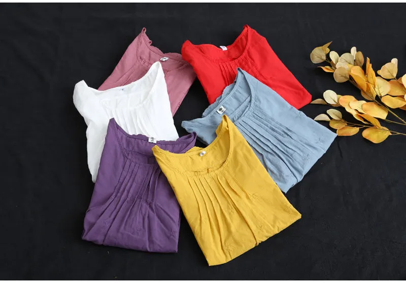 AUTUMN SLEEVELESS SMOCK TOP WITH BROIDERY HEM