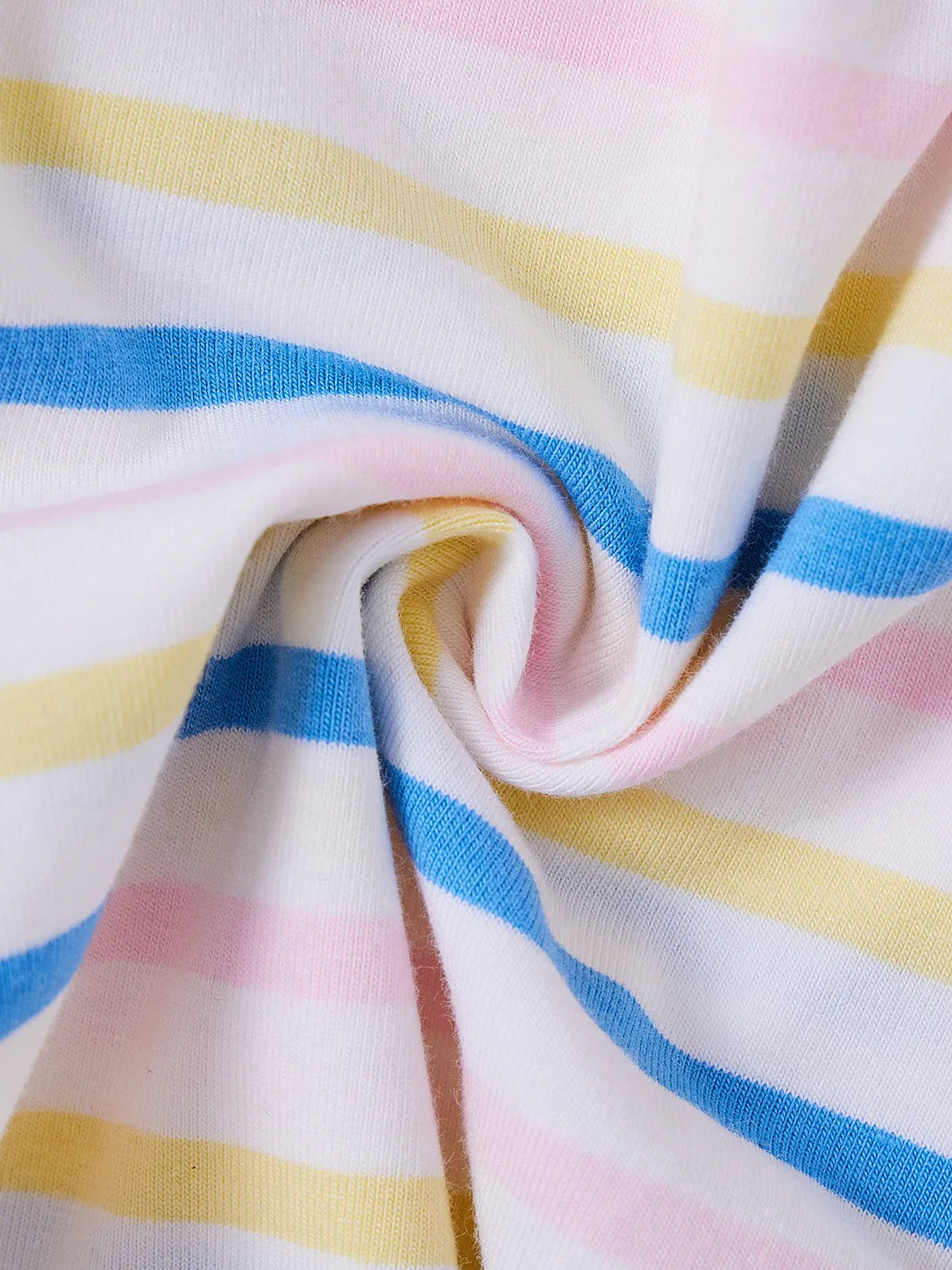 Baby Multi Striped Gathered Overall