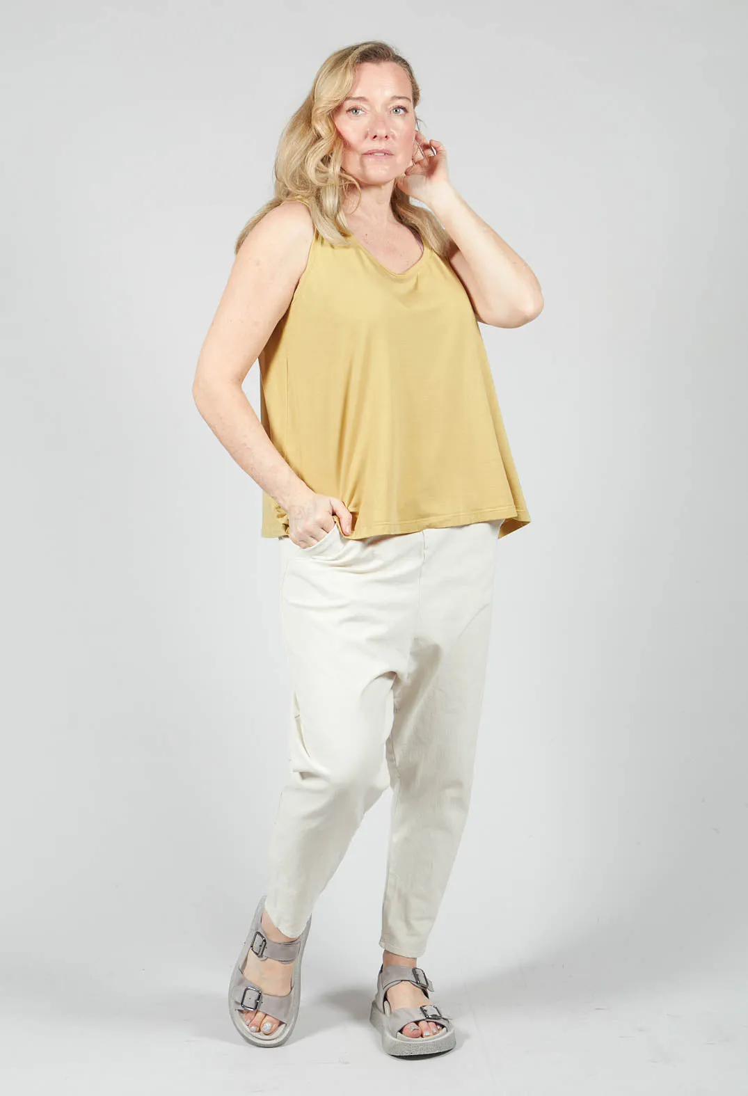 Bankzweck Top in Lowe Yellow