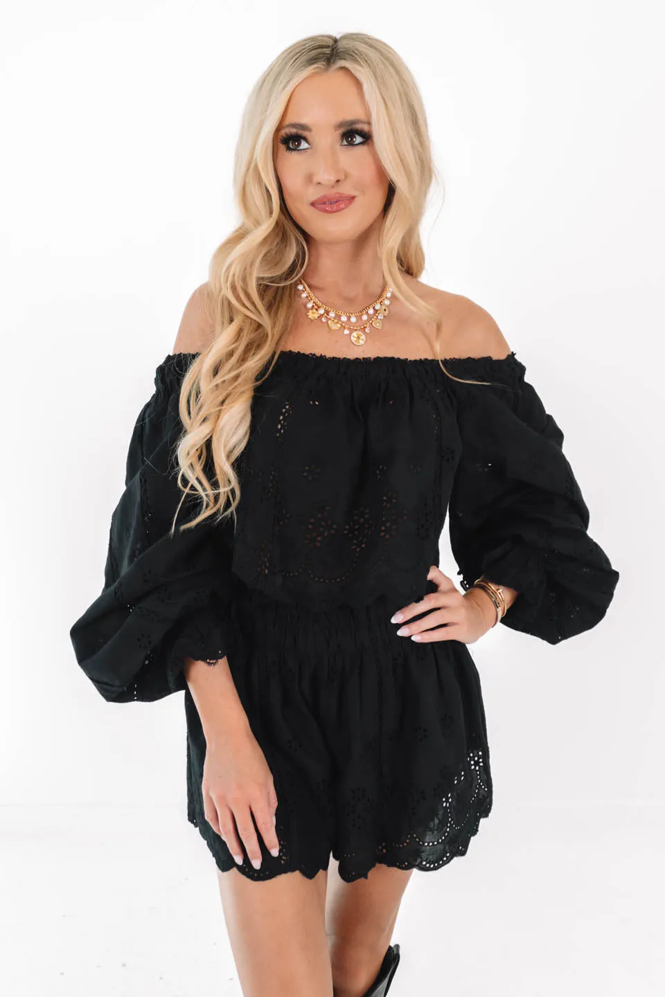 Boho Breeze Top - Black