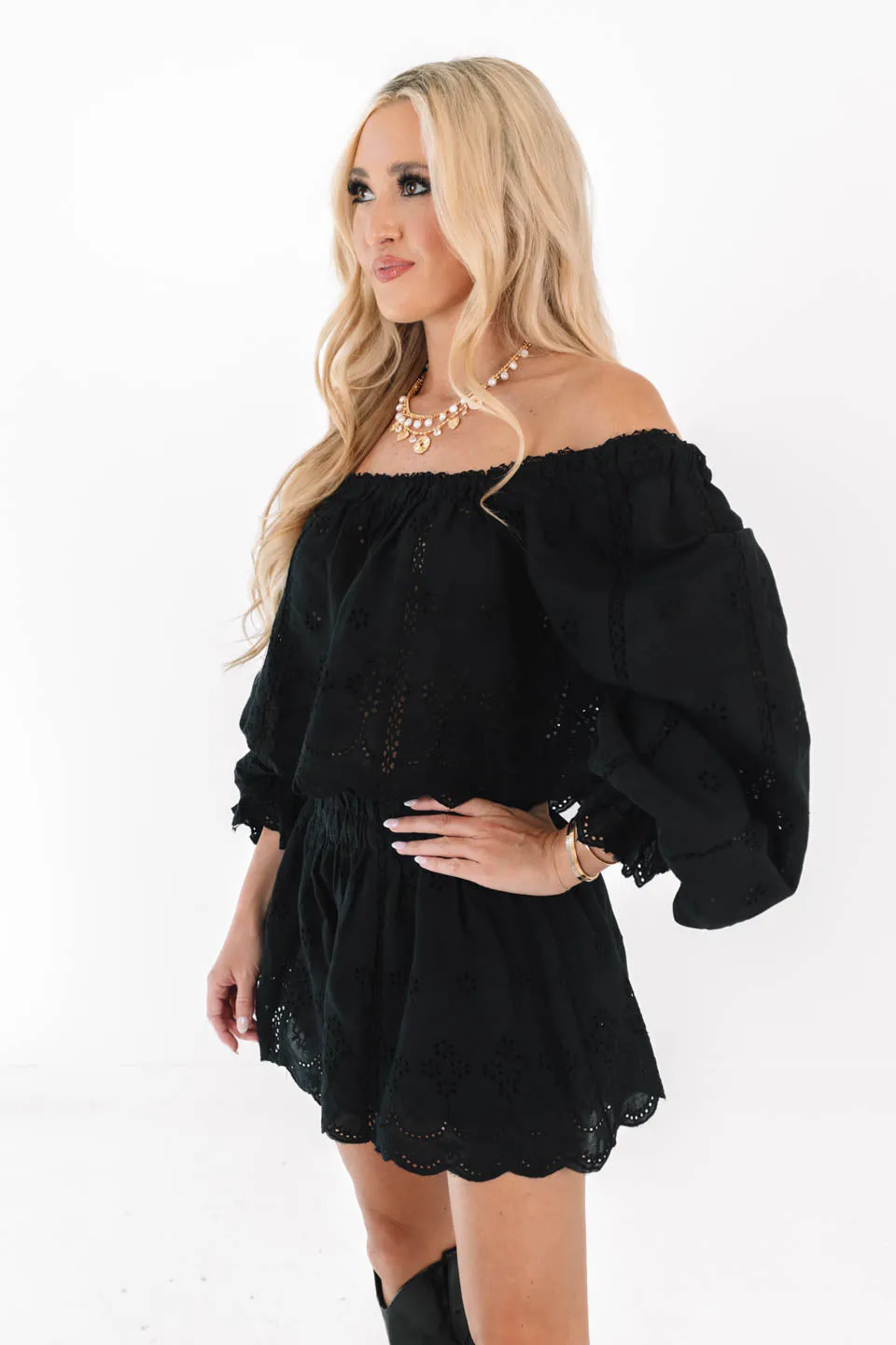 Boho Breeze Top - Black