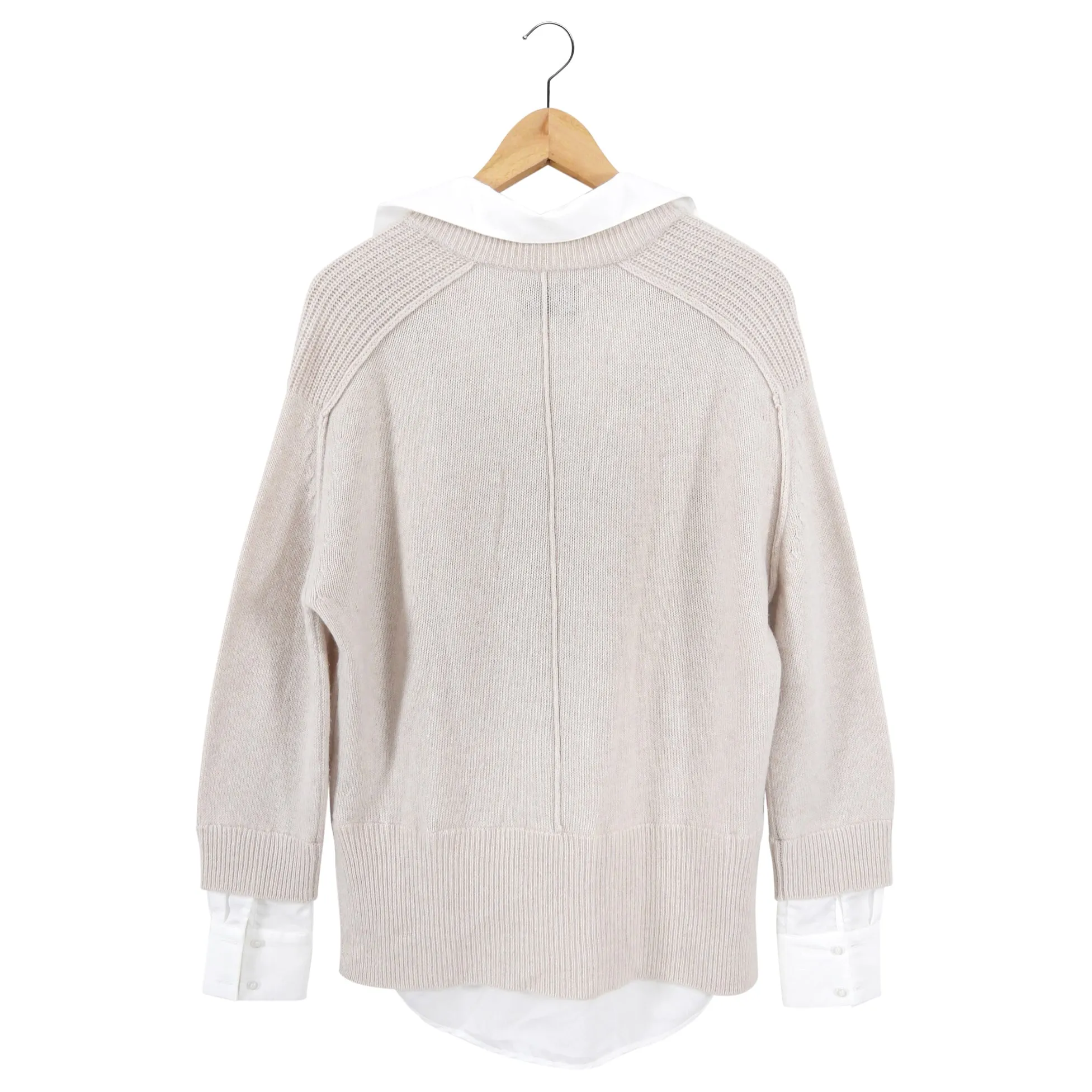 Brochu Walker Cashmere Blend Layered Sweater - S