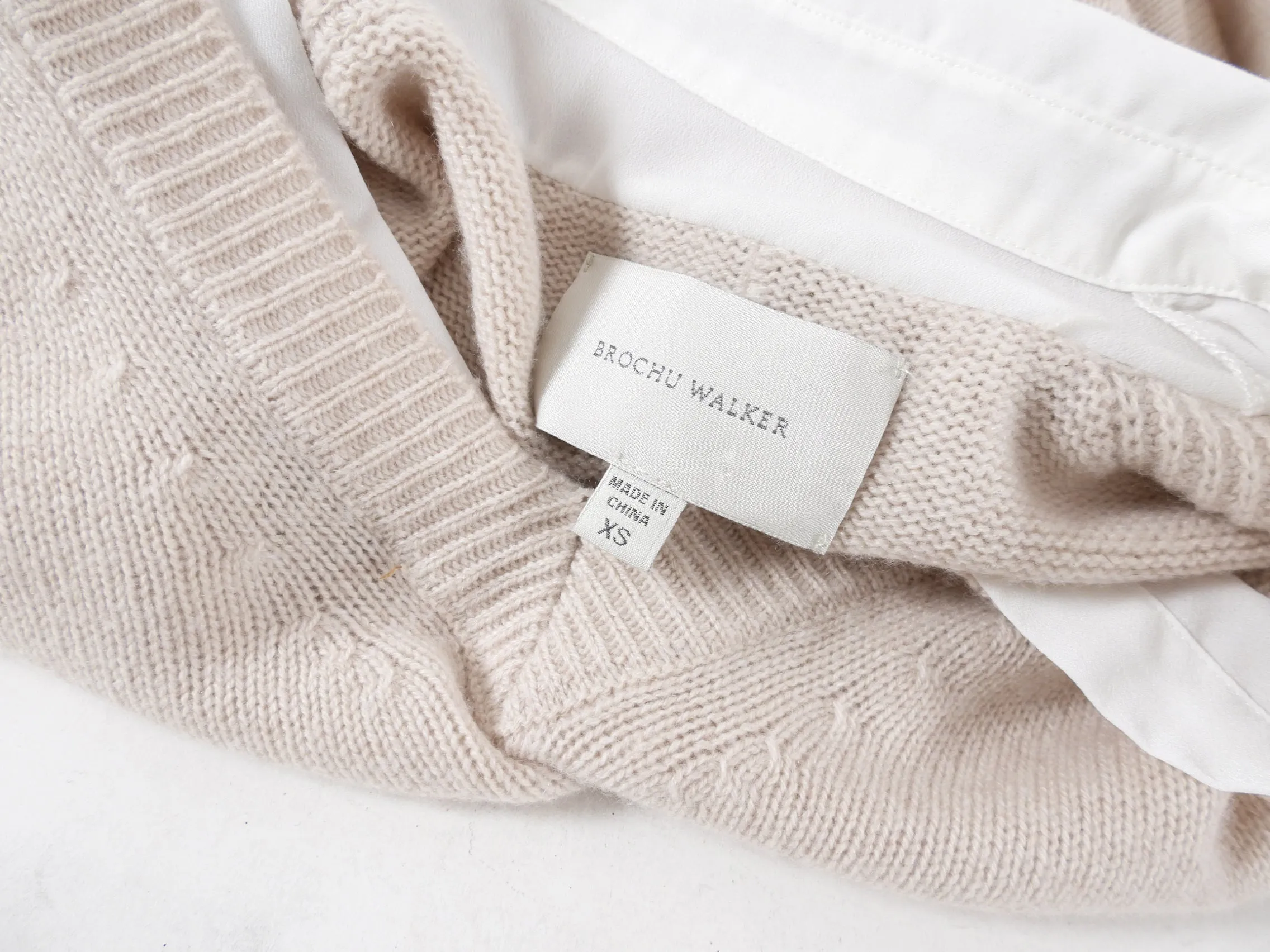 Brochu Walker Cashmere Blend Layered Sweater - S