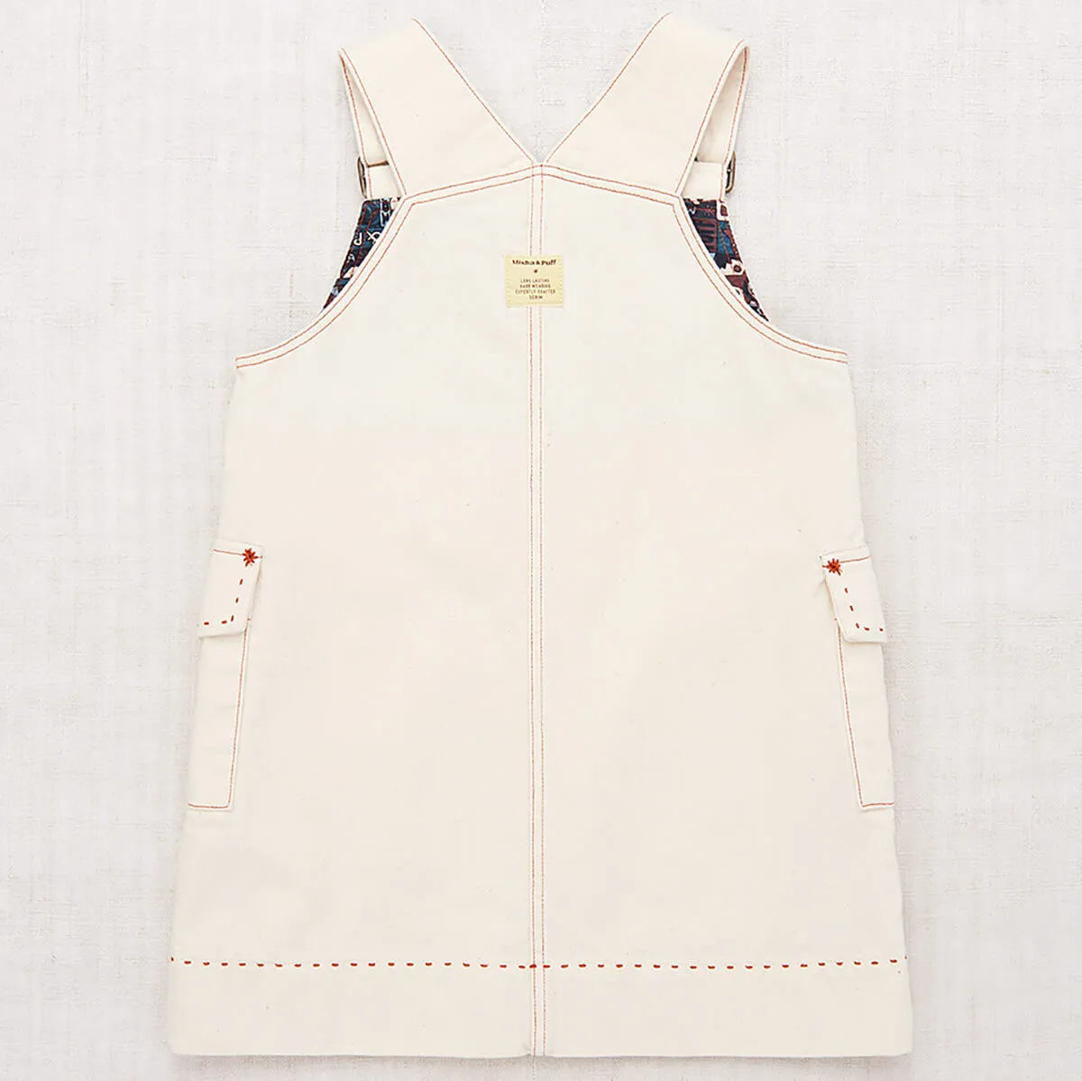 Buckle Jumper Dress in Gesso by Misha & Puff