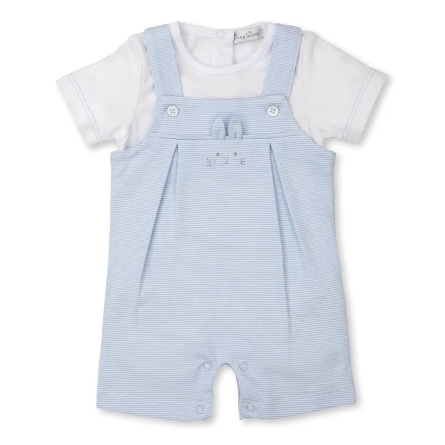 Bunny Hugs Short Overall Set