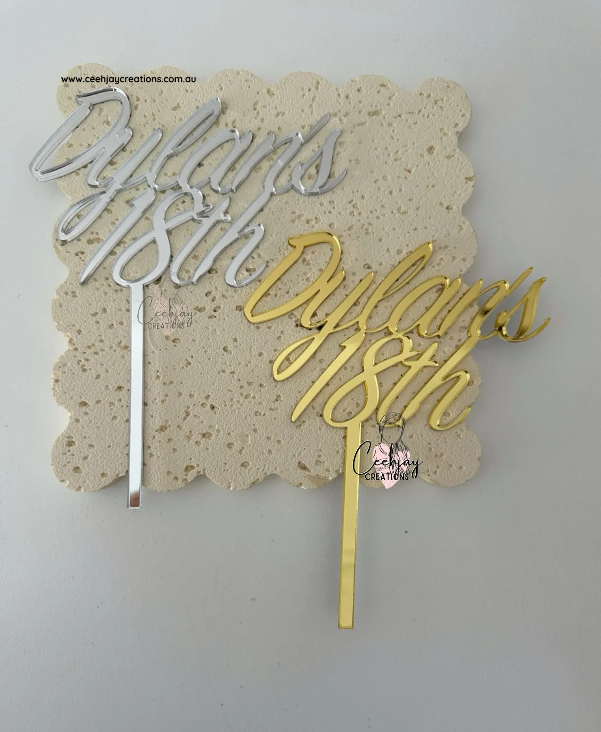 Cake Topper/Fropper - Single Layer
