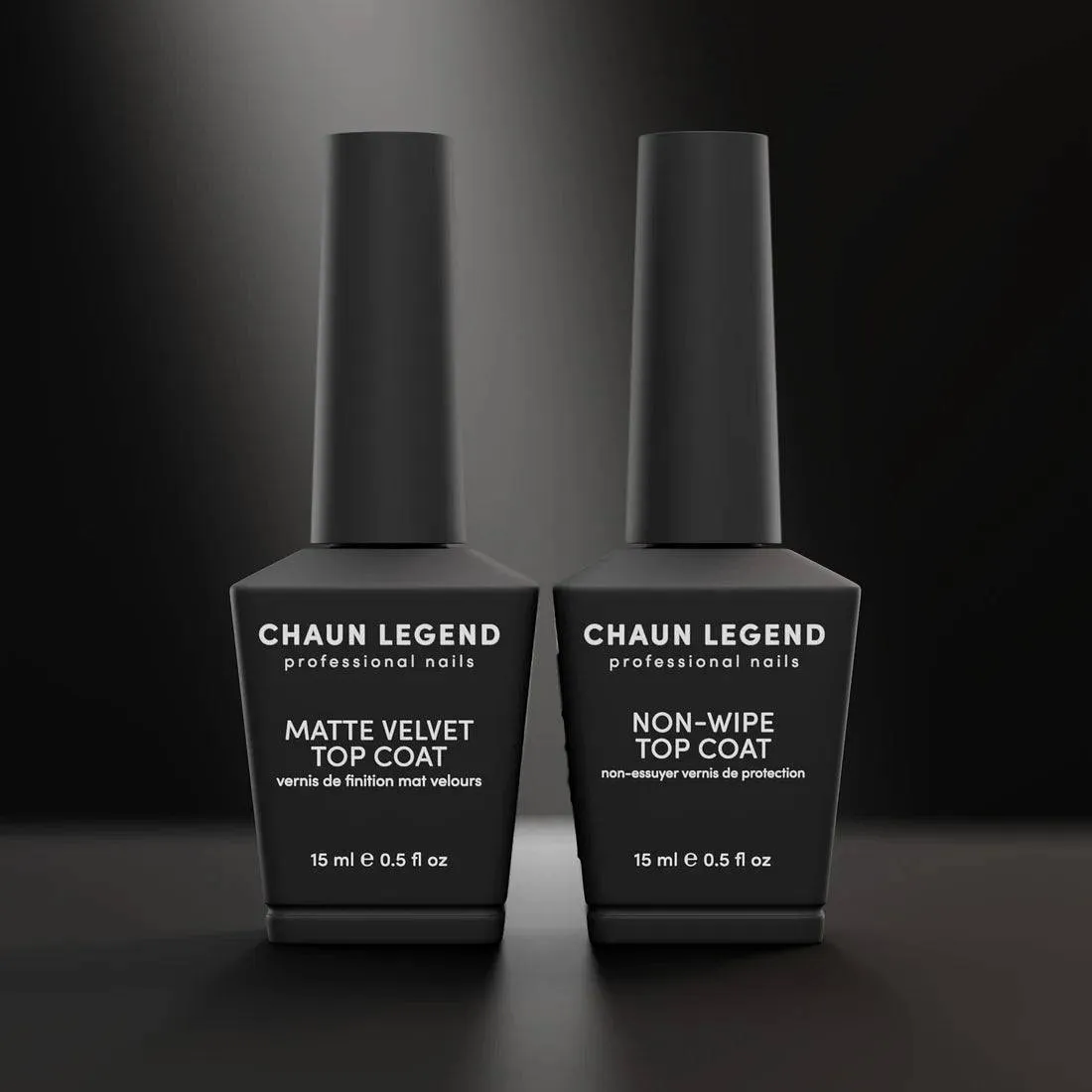 Chaun Legend Velvet Matte   Non-Wipe Top Coat Duo