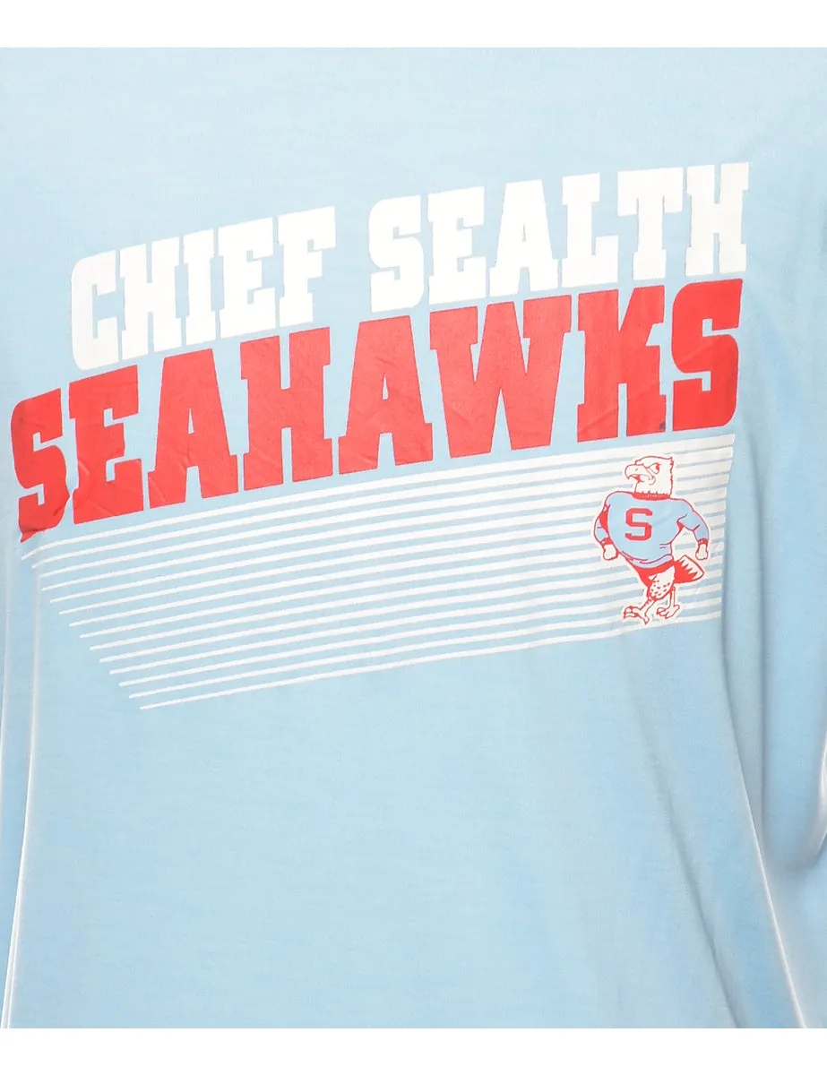 Chief Sealth Seahawks Printed T-shirt - L