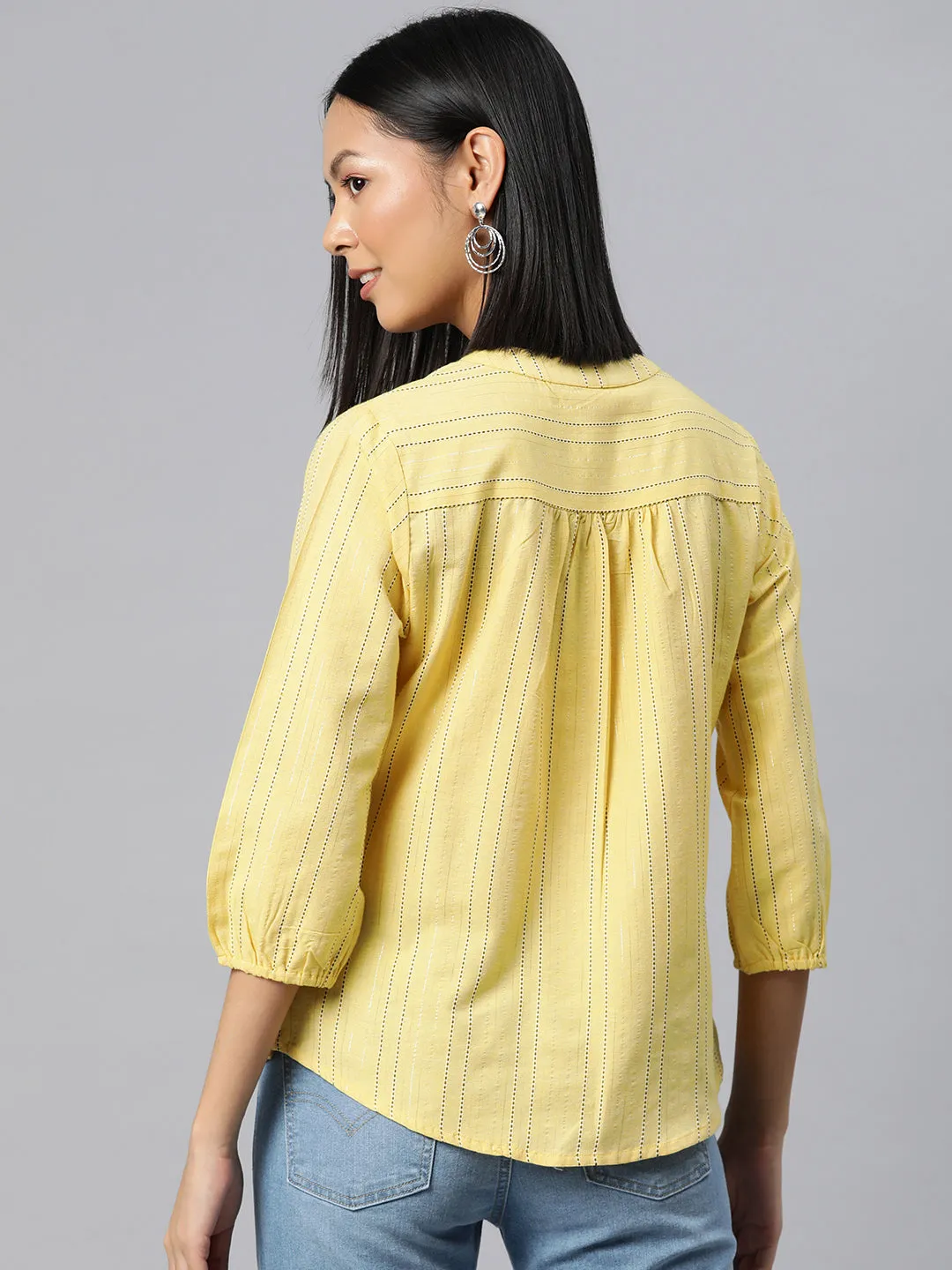 Cottinfab Striped Cotton Top
