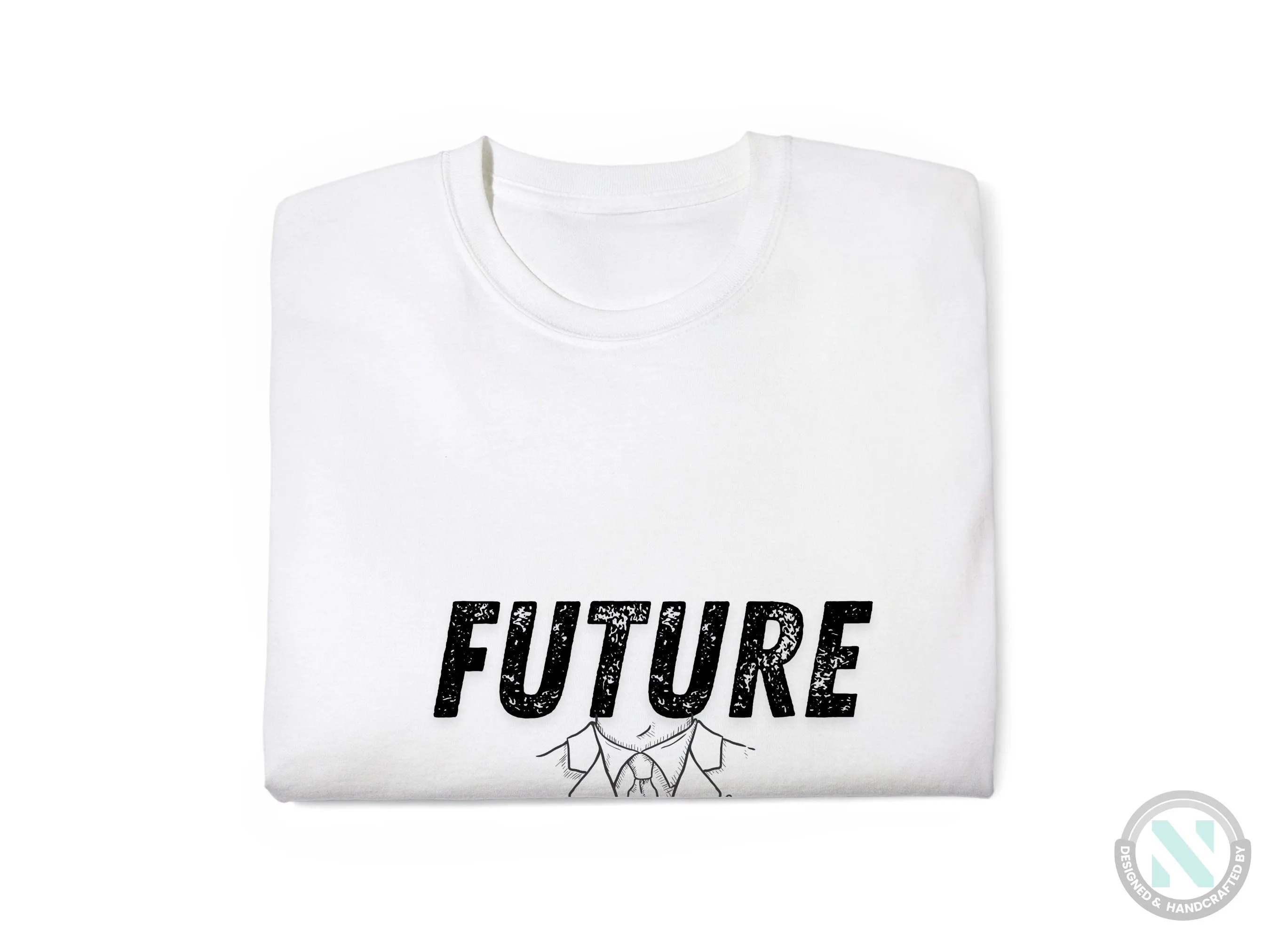 Custom Name And Date Short Sleeve Baby Bodysuit for Boys with text "Future CEO"