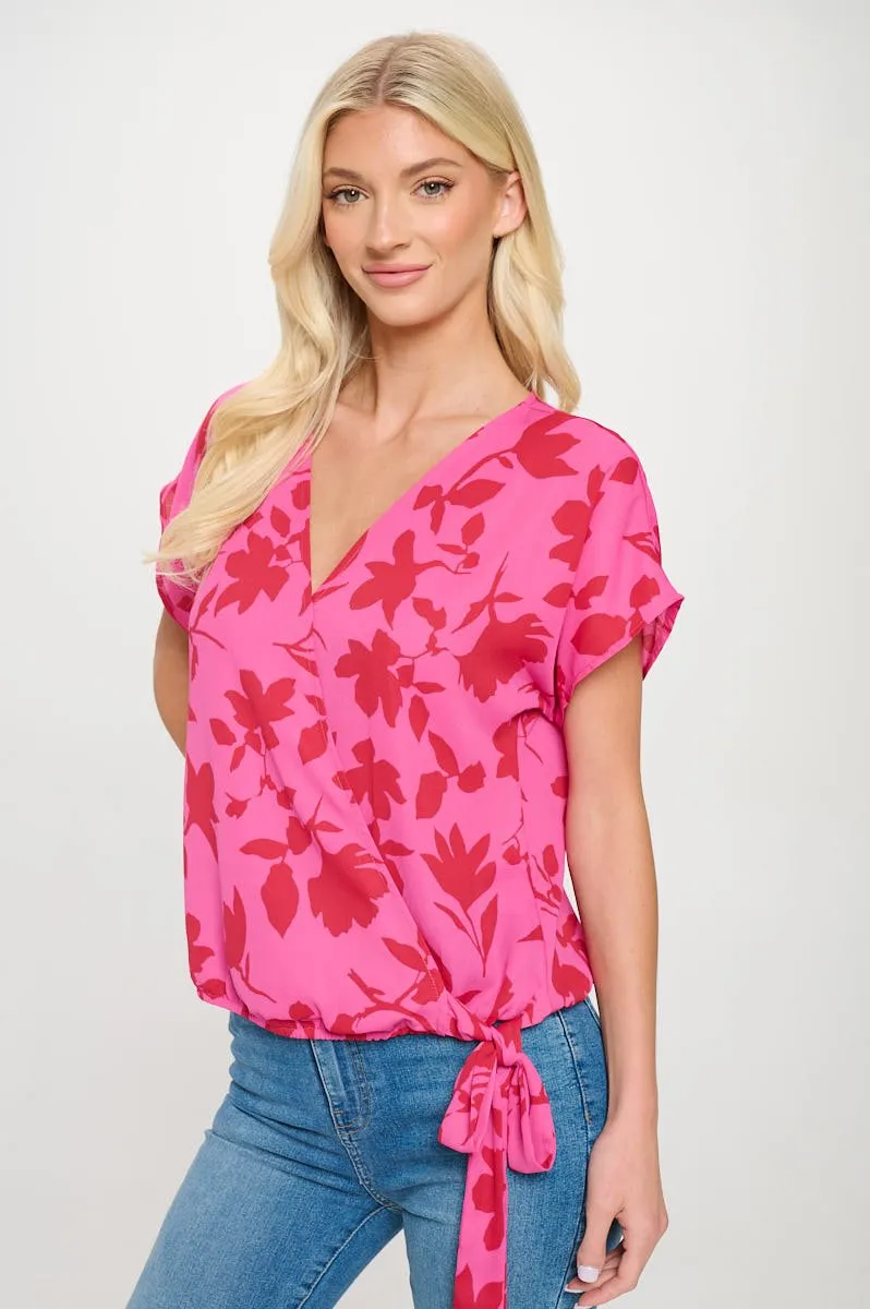 Dallas Side-Tie Dolman Sleeve Top