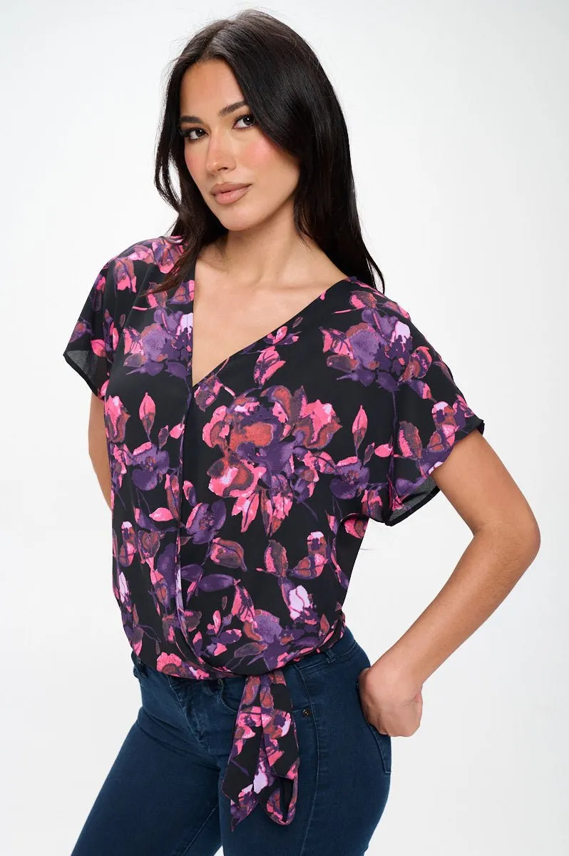 Dallas Side-Tie Dolman Sleeve Top
