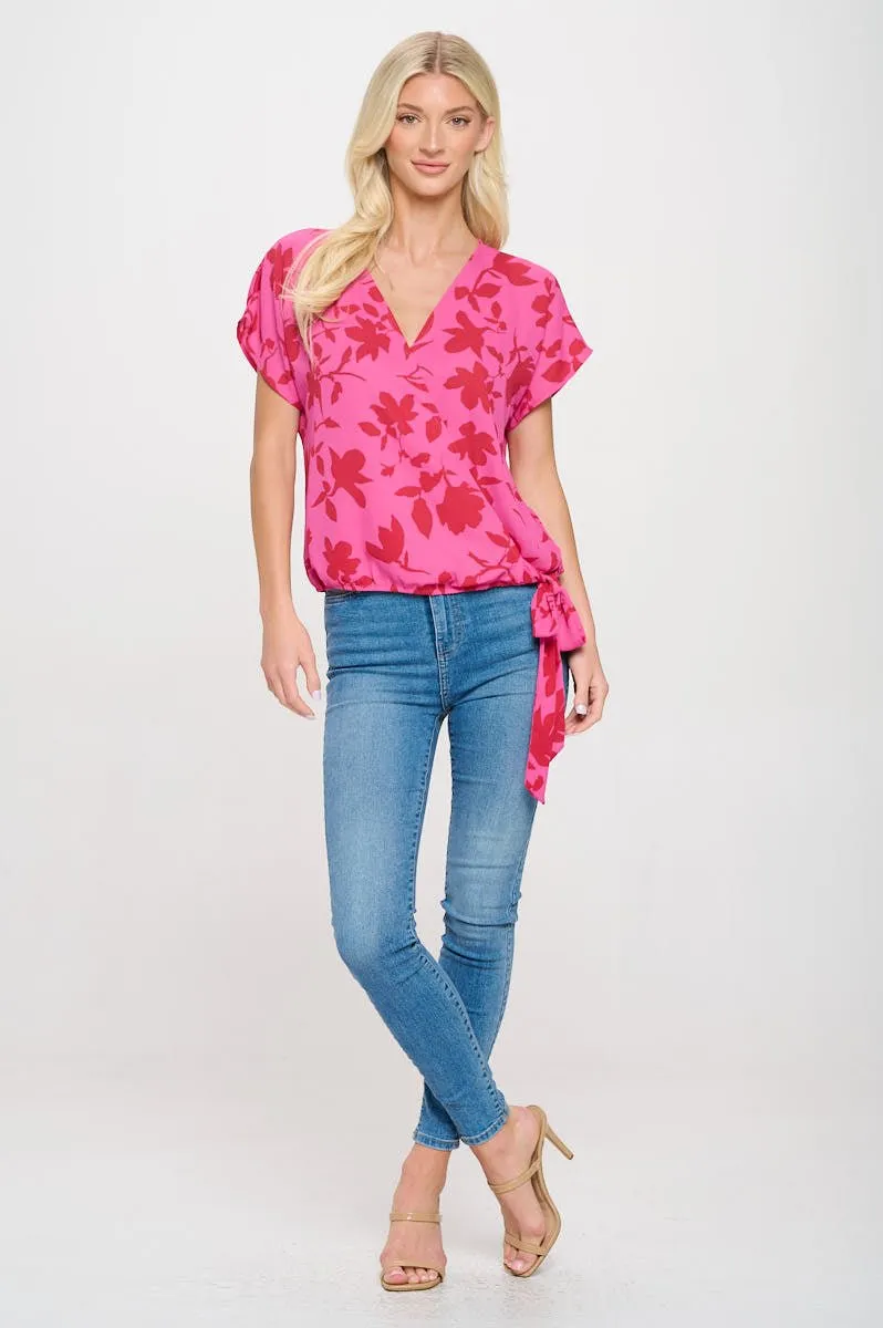 Dallas Side-Tie Dolman Sleeve Top