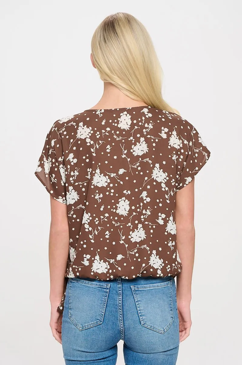Dallas Side-Tie Dolman Sleeve Top