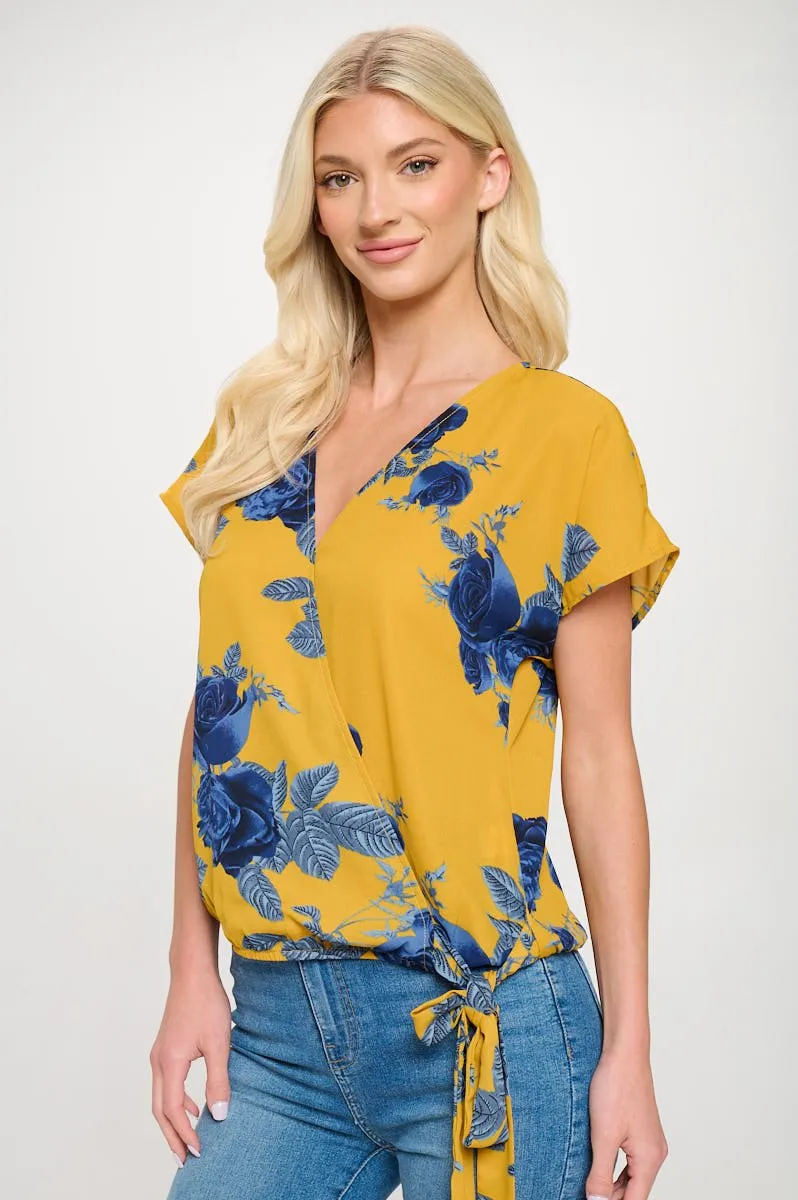 Dallas Side-Tie Dolman Sleeve Top