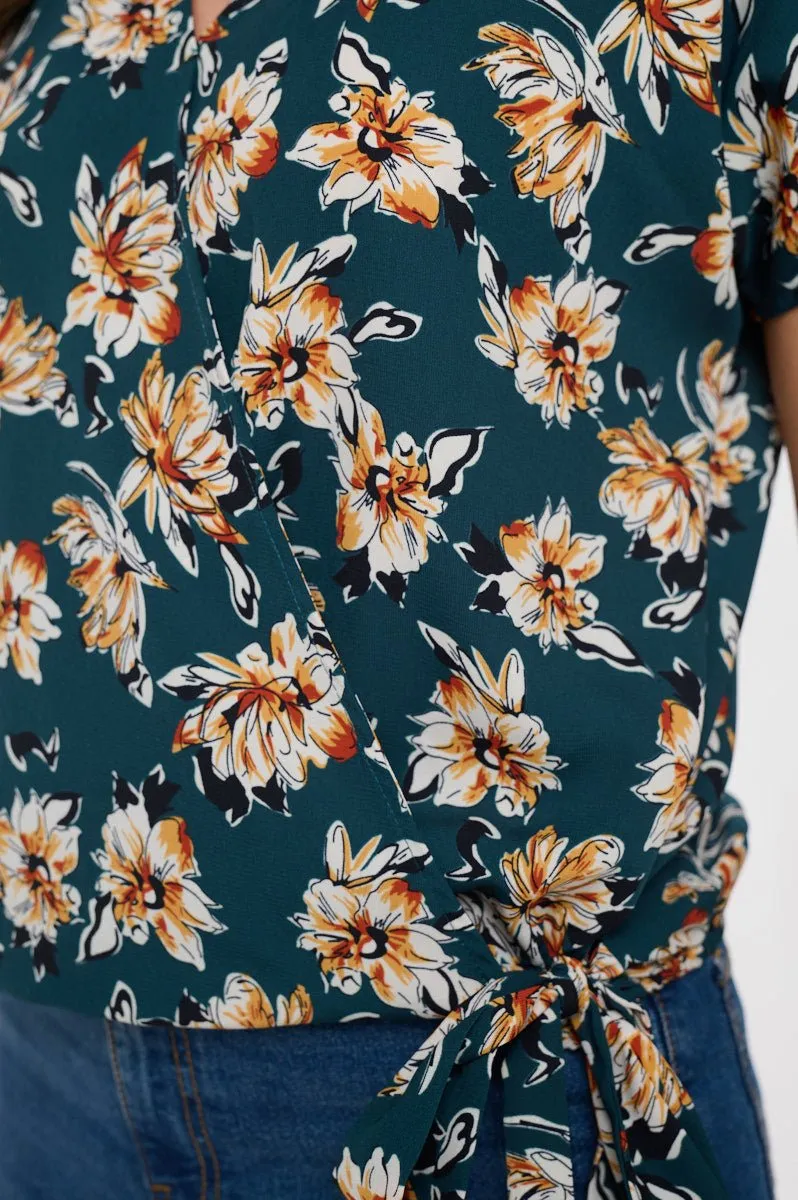 Dallas Side-Tie Dolman Sleeve Top