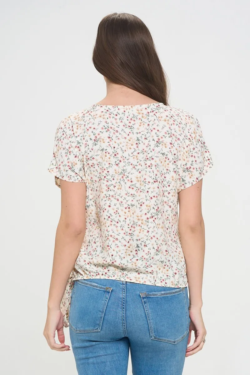 Dallas Side-Tie Dolman Sleeve Top