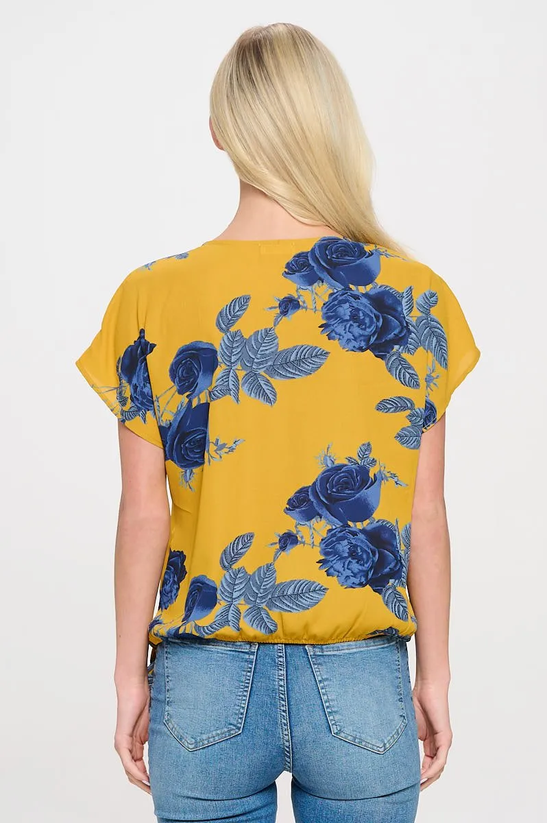 Dallas Side-Tie Dolman Sleeve Top