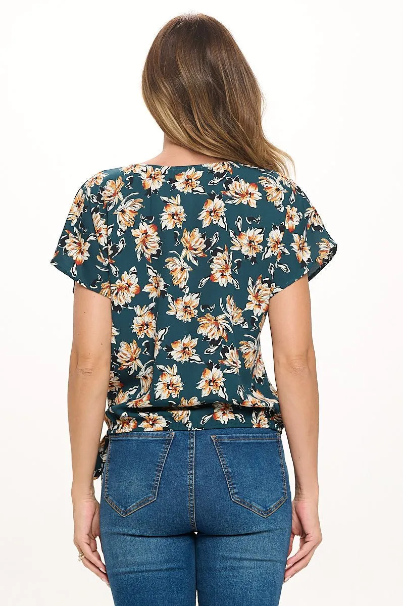 Dallas Side-Tie Dolman Sleeve Top