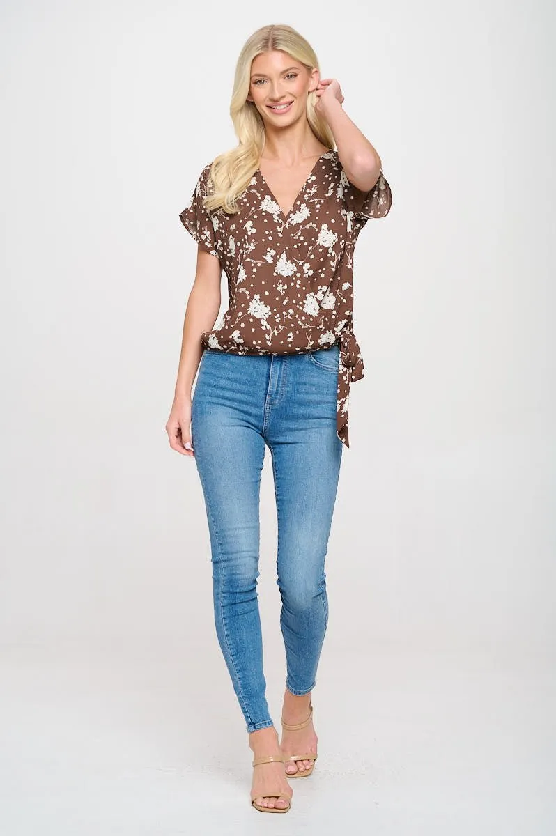 Dallas Side-Tie Dolman Sleeve Top